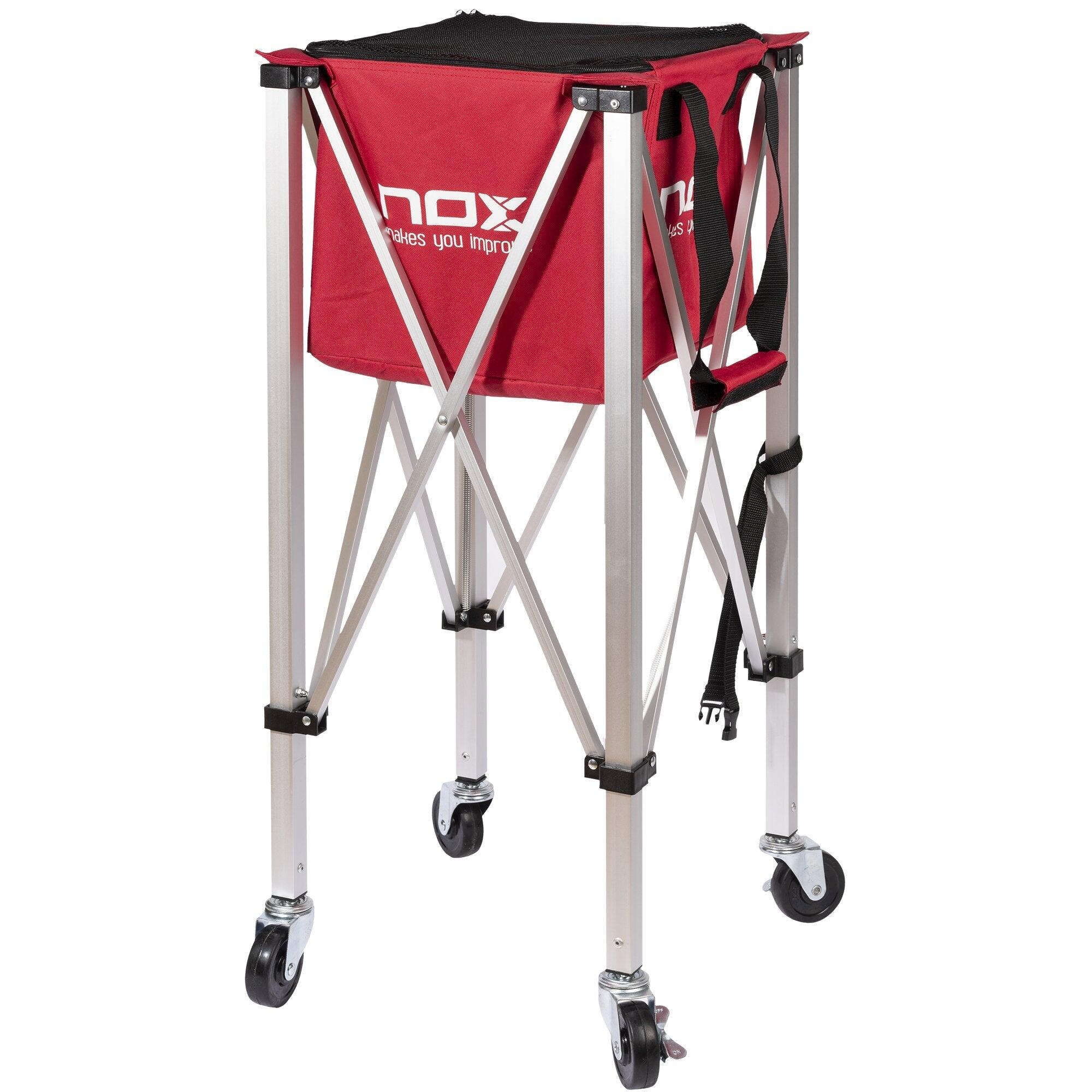 Folding Basket With Wheels Nox Red
