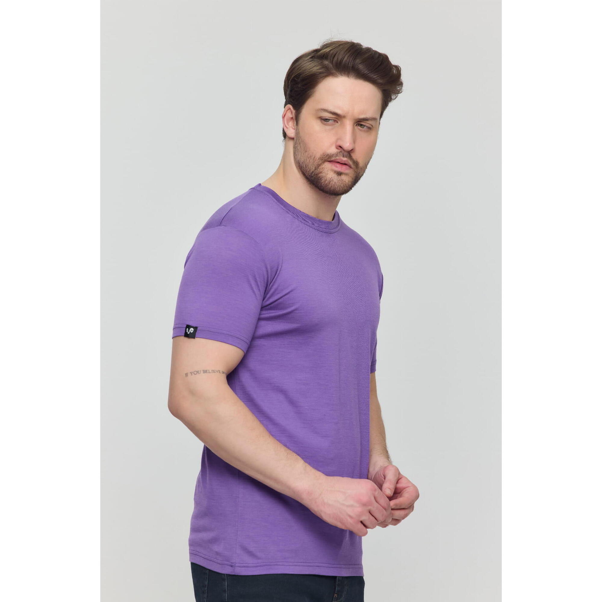 Koszulka termoaktywna turystyczna męska Woolona Notus 100% Merino