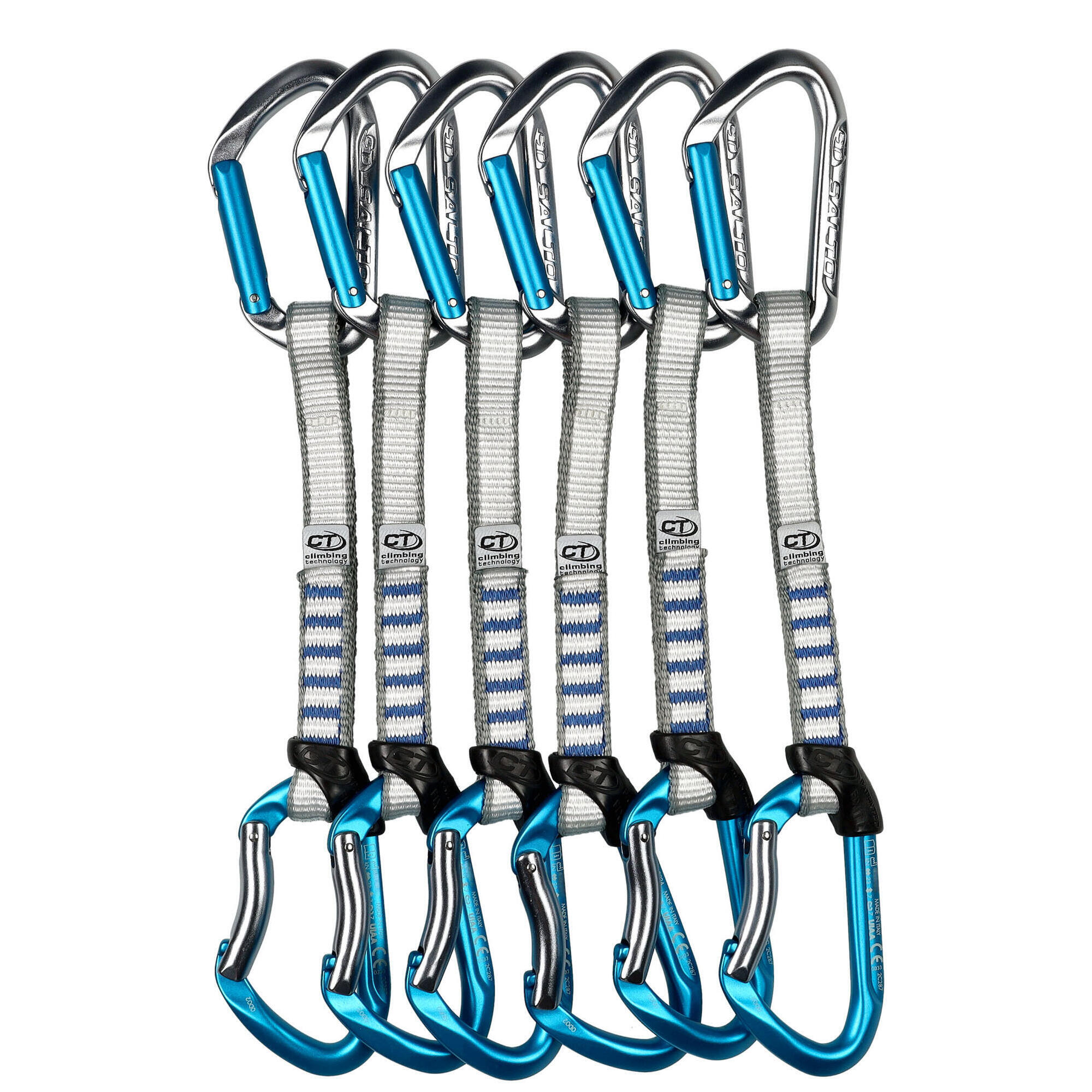 Ekspresy wspinaczkowe Climbing Technology Salto Set NY 17 cm 6-Pack