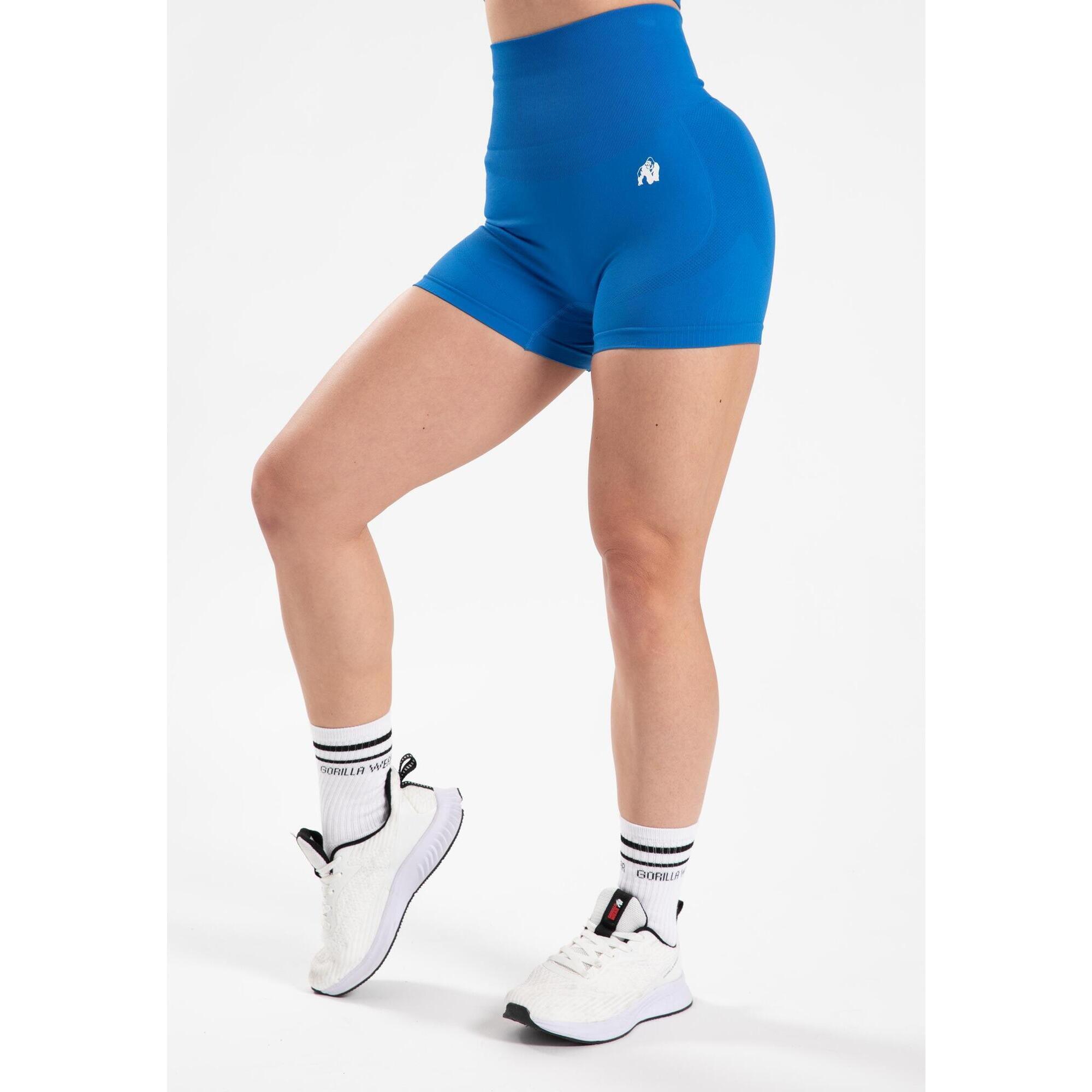 Olivia Bezszwowe Szorty - Niebieski