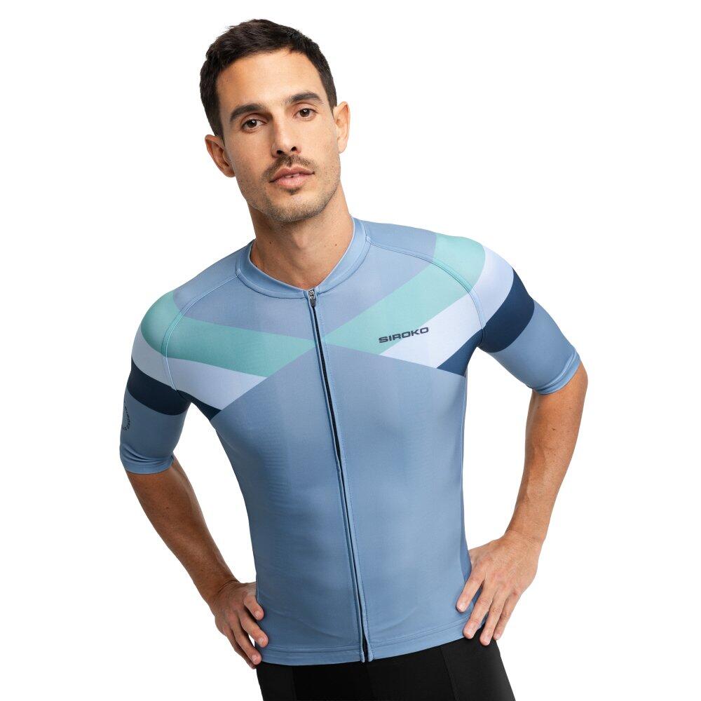 Męska koszulka rowerowa z krótkim rękawem Kolarstwo Siroko M2 Susten