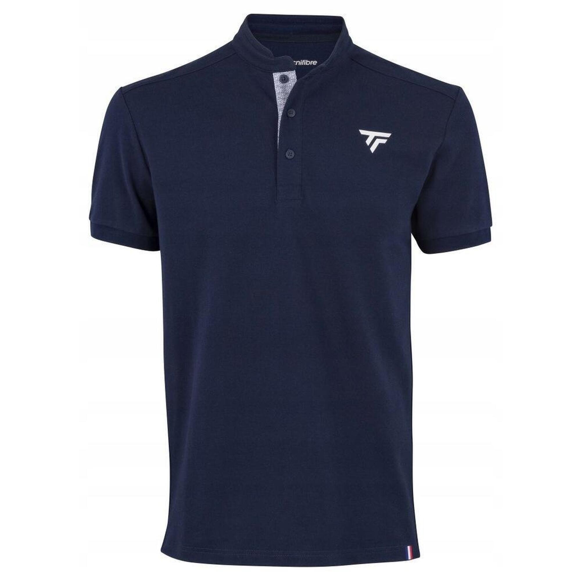 Męska koszulka Polo tenisowa granatowa Tecnifibre Polo Pique