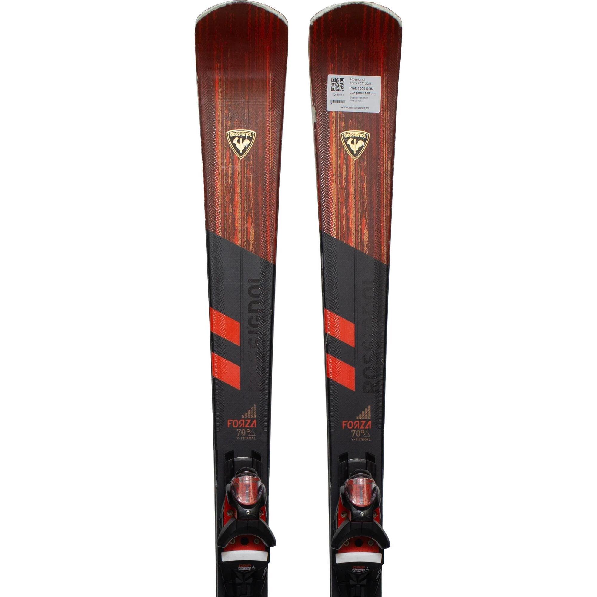 Second Life- Narty ROSSIGNOL Forza 70 TI 2025, 173 cm, Good condition