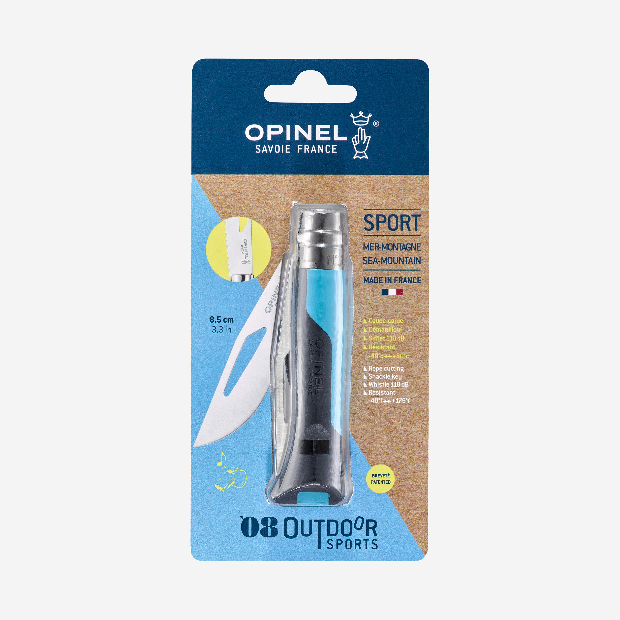 Nóż Outdoor Opinel nr 8