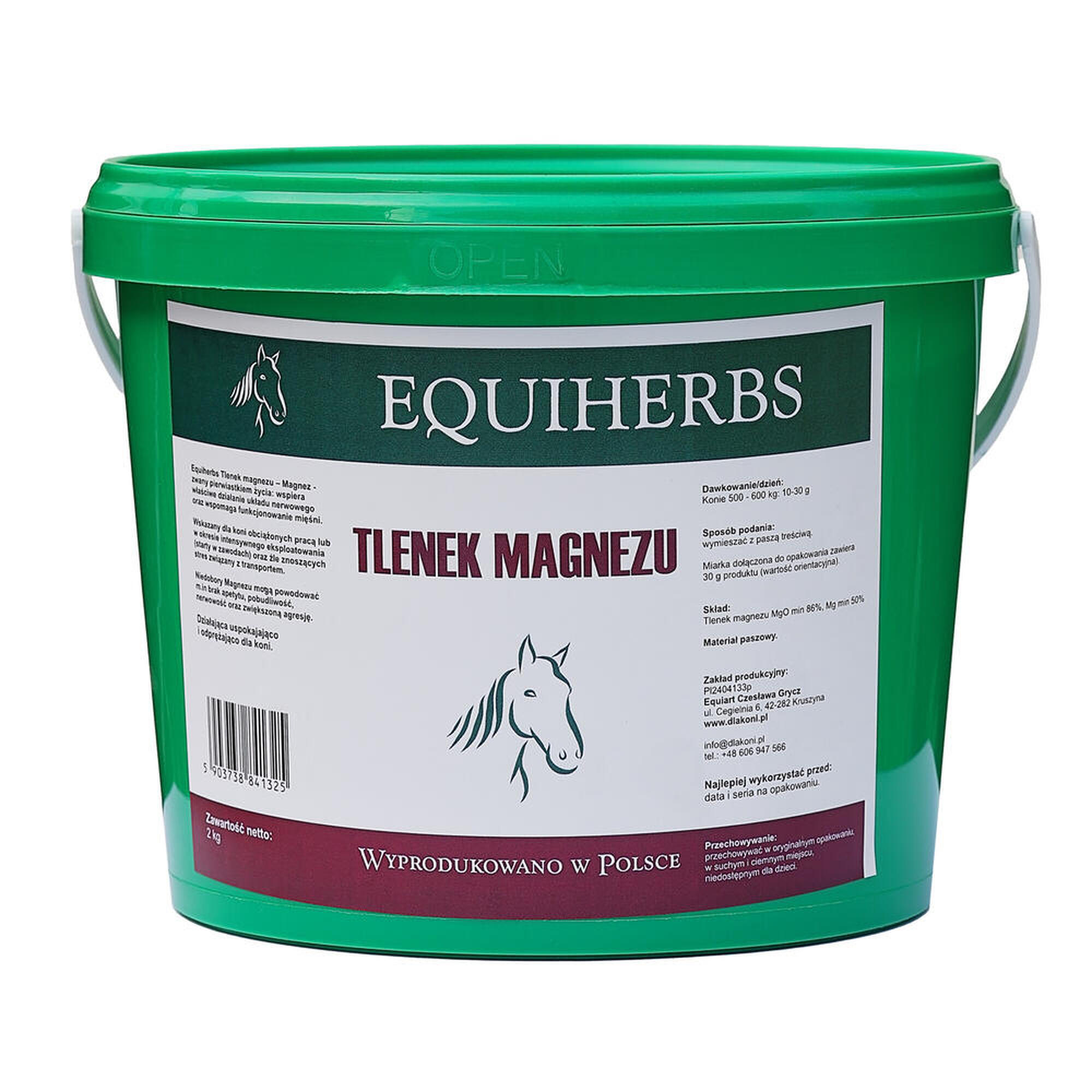 Tlenek magnezu - magnez EQUIHERBS