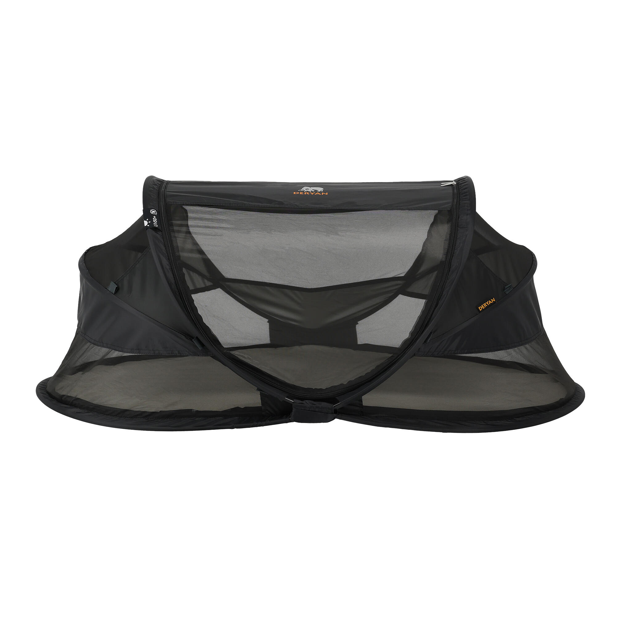 Luksusowe Łóżeczko Kempingowe dla Niemowląt Deryan, Materac Samopompujący