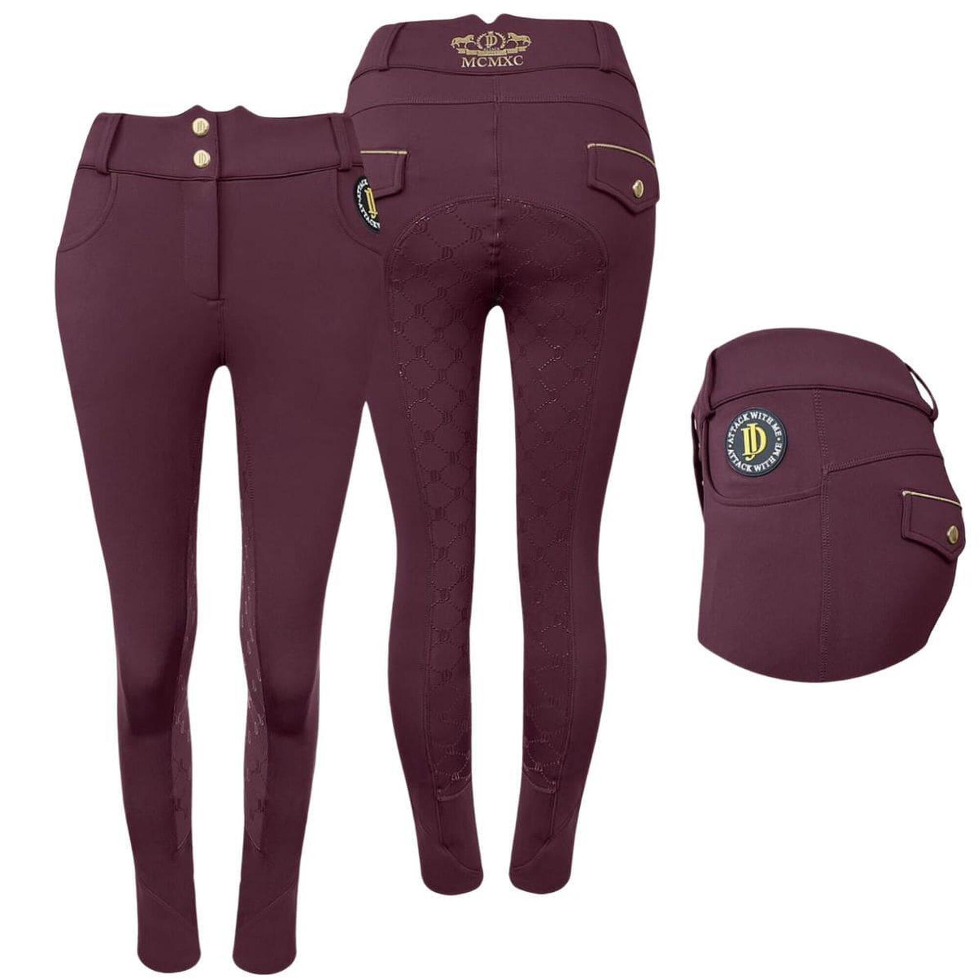 Lekko ocieplane bryczesy damskie JD Attack Gravity