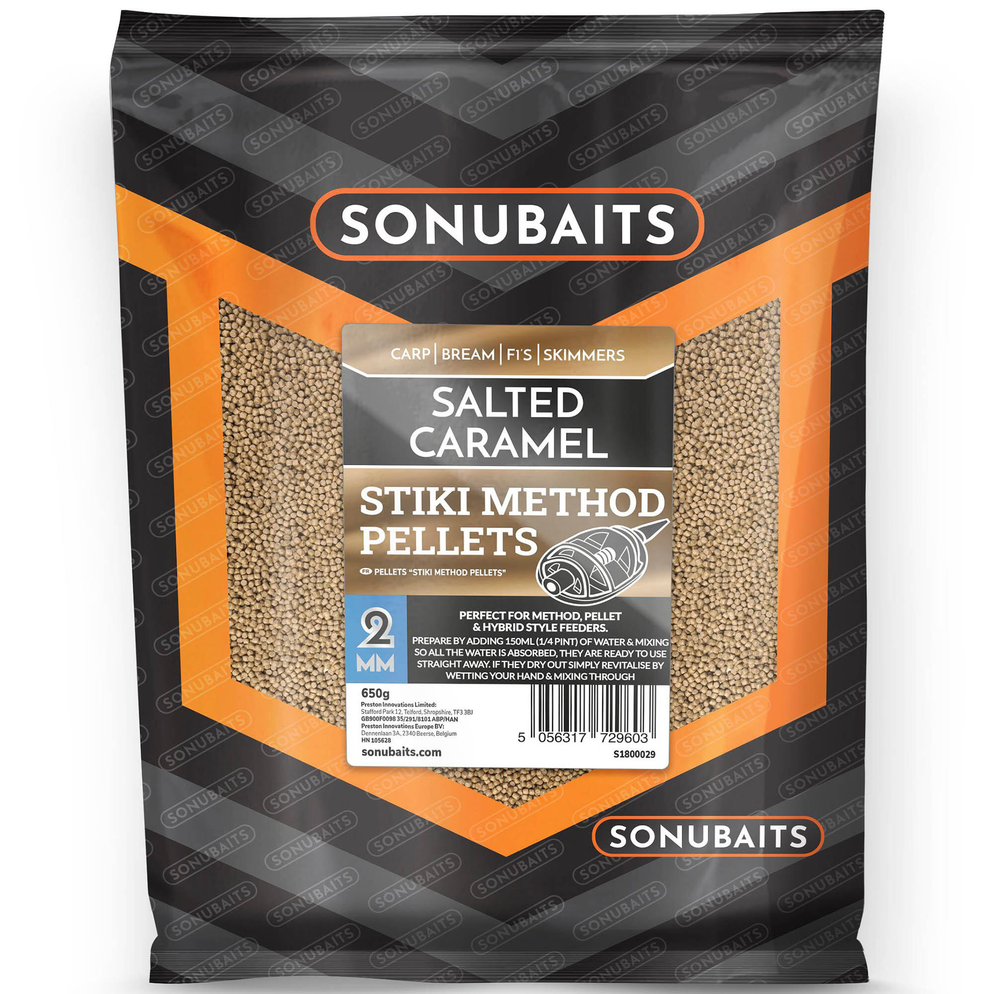 Pellet Zanętowy Sonubaits Stiki Method - Salted Caramel 2Mm 650G
