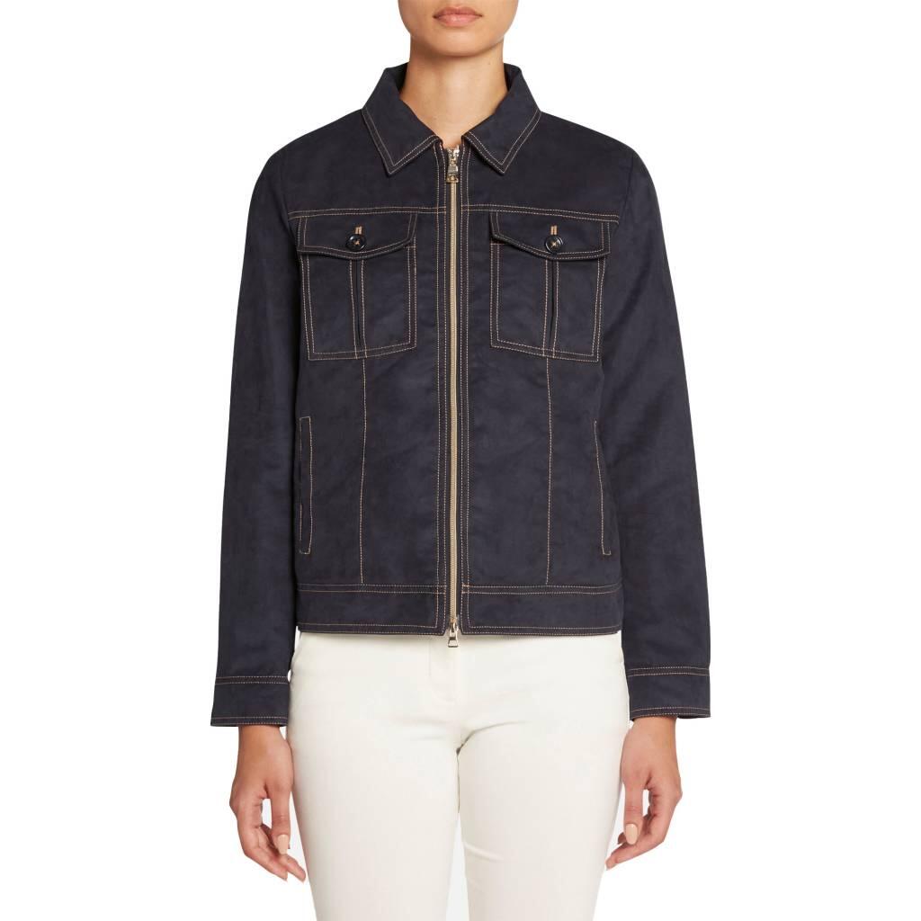 Kurtka GEOX W LICENA SHORT JKT Niebieski