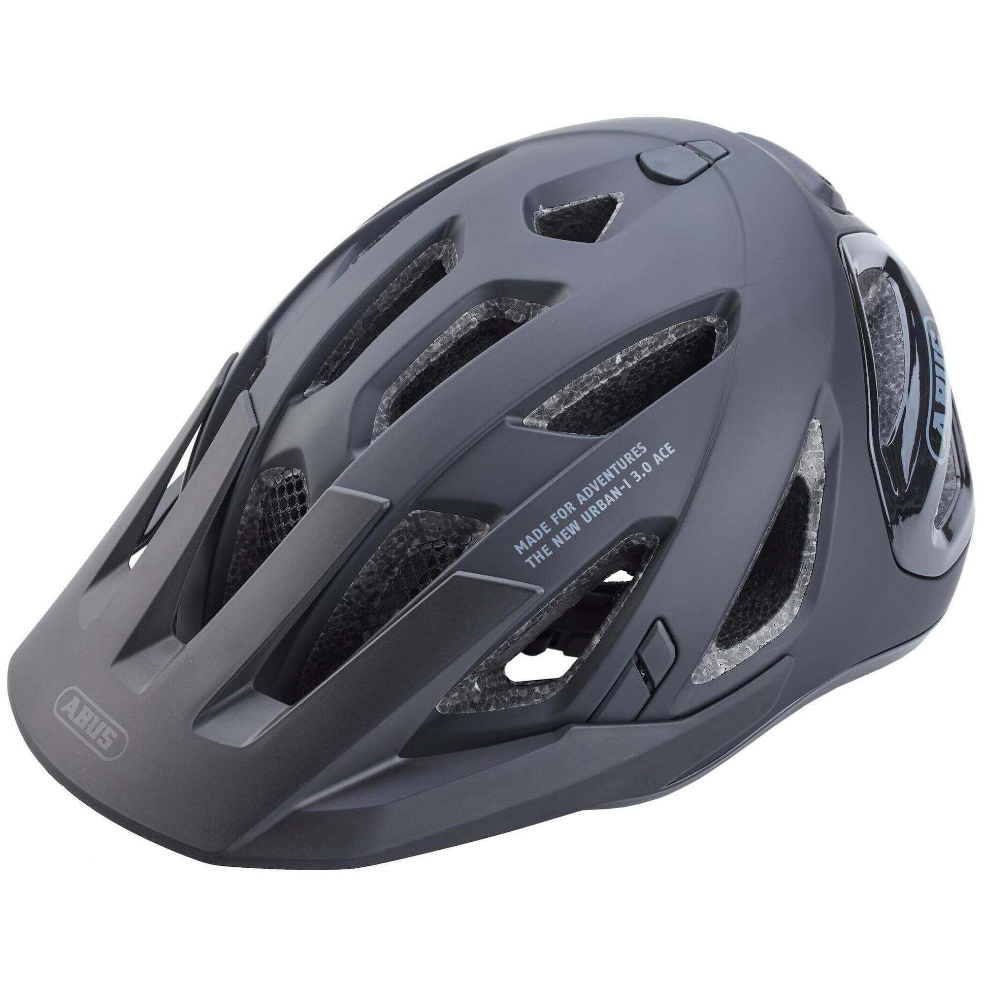 Miejski kask rowerowy „Urban-I 3.0 Ace”, czarny