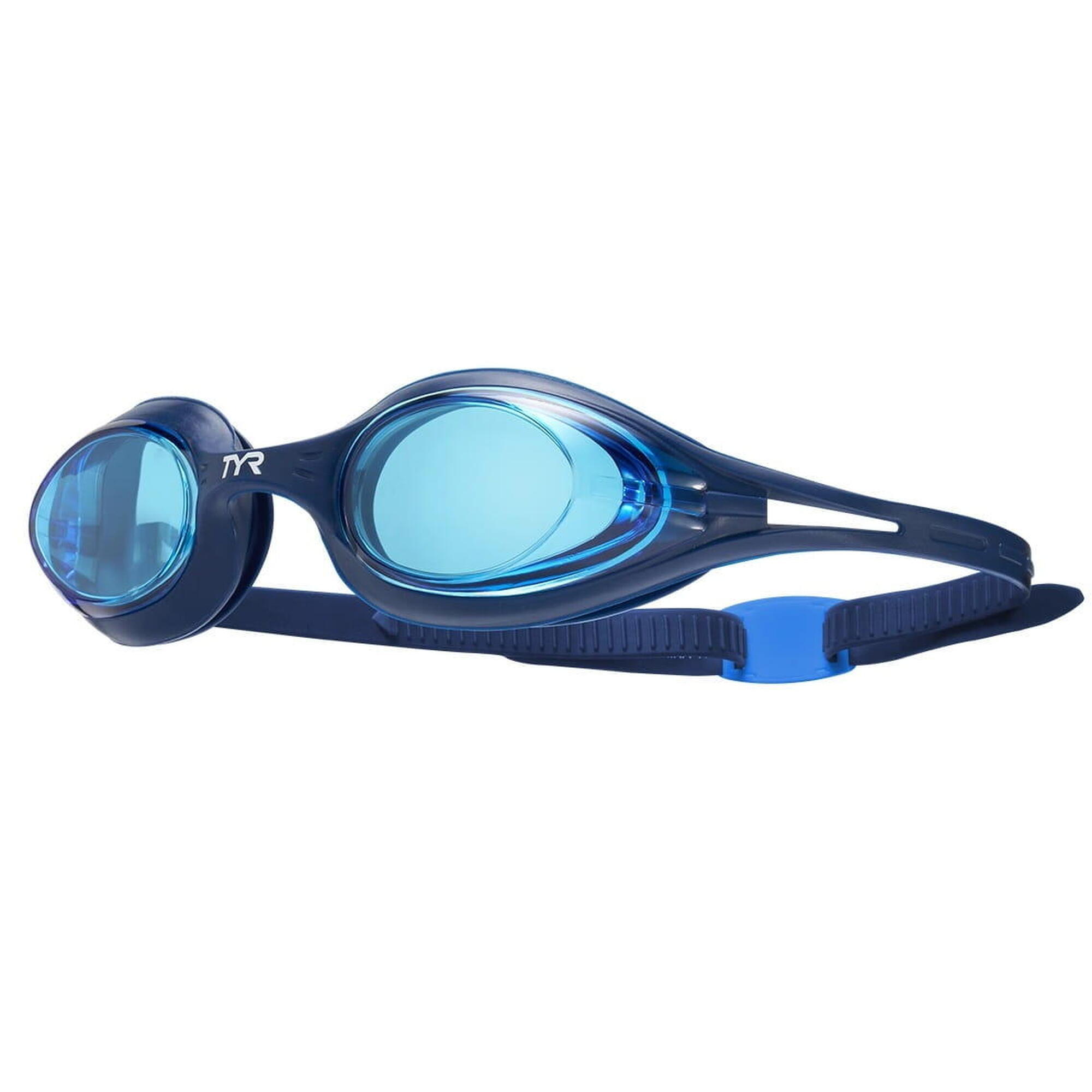 Okulary basenowe TYR Hydra Flare niebieskie