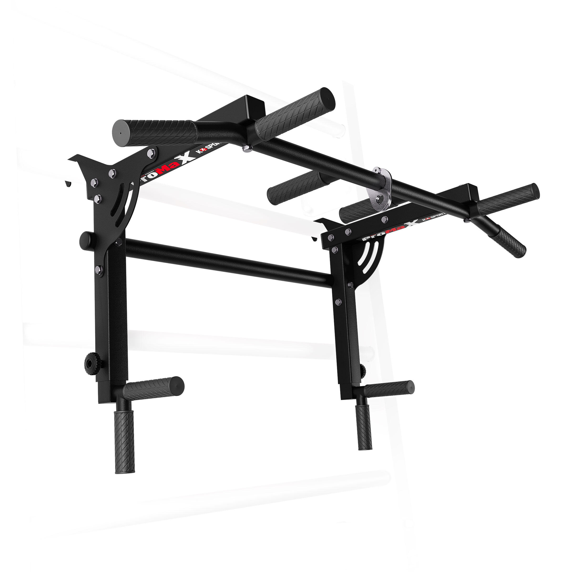 Drążek do ćwiczeń podciągania+poręcze na drabinkę 2W1 K-sport KSSL080