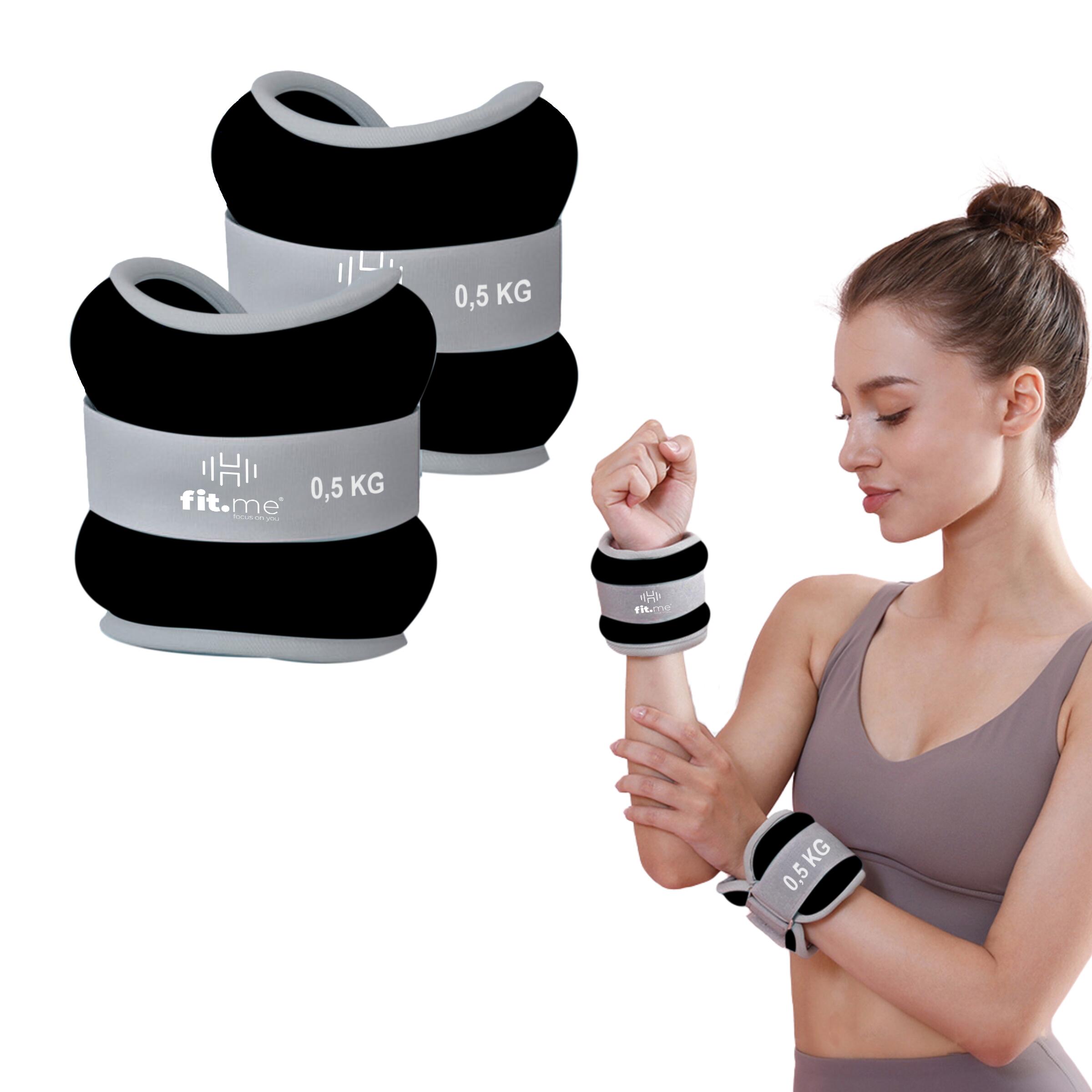 Obciążniki ciężarki na kostki nadgarstki ręce nogi 2x0,5kg ciężarki fit.me