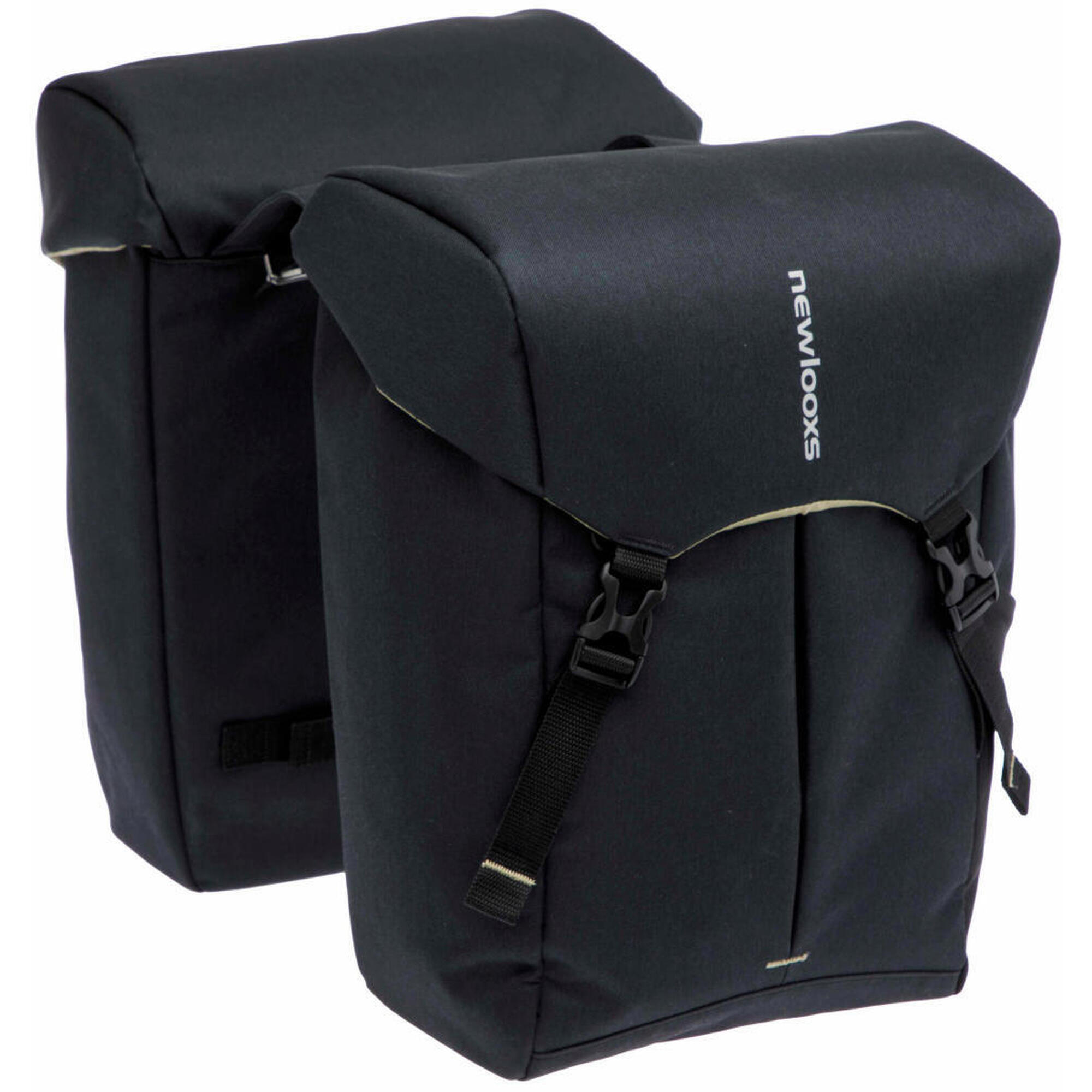 Podwójna Torba Rowerowa Sportowa Double Mik 40L Czarna