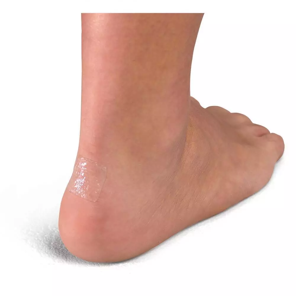 Podkładki hydrożelowe cienkie przylegające na odciski otarcia Mueller