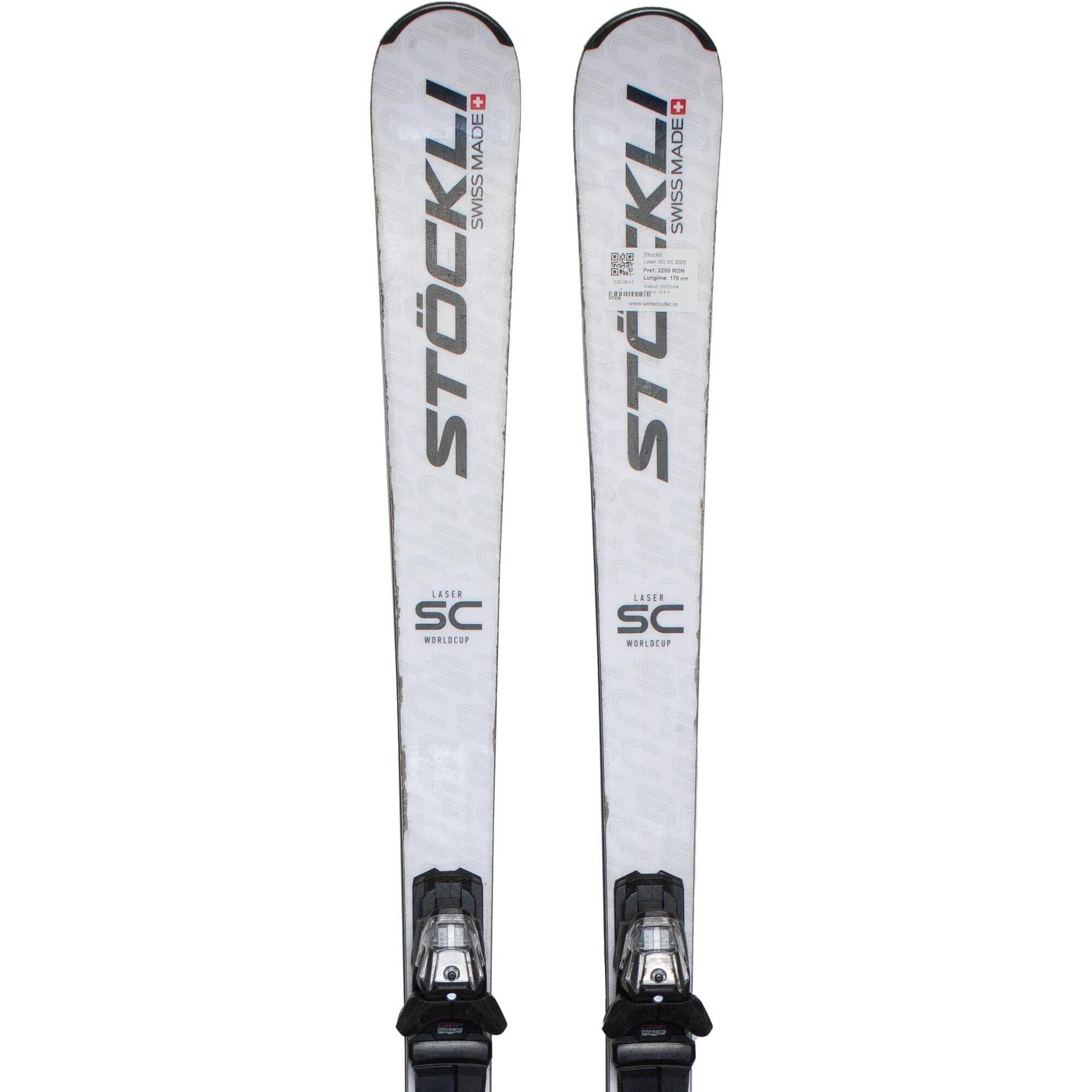 Second Life- Narty STOCKLI Laser WC SC 2025, 156 cm- Stan zadowalający