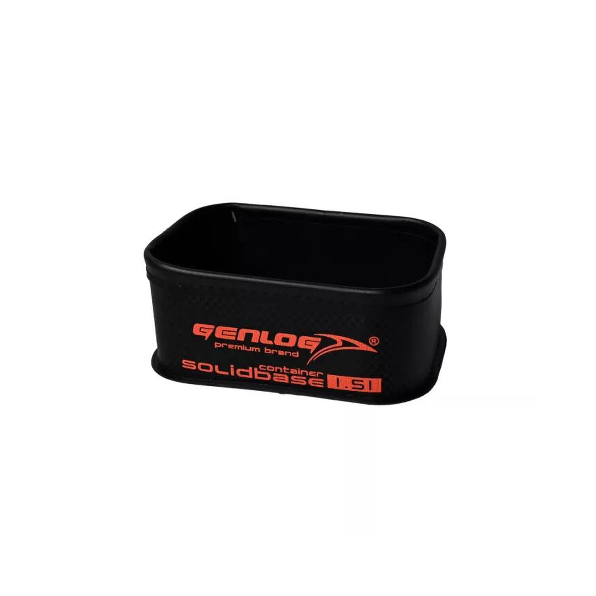 Pojemnik wędkarski na przynęty zanęty EVA SOLID Base Carbon O-18x12x7