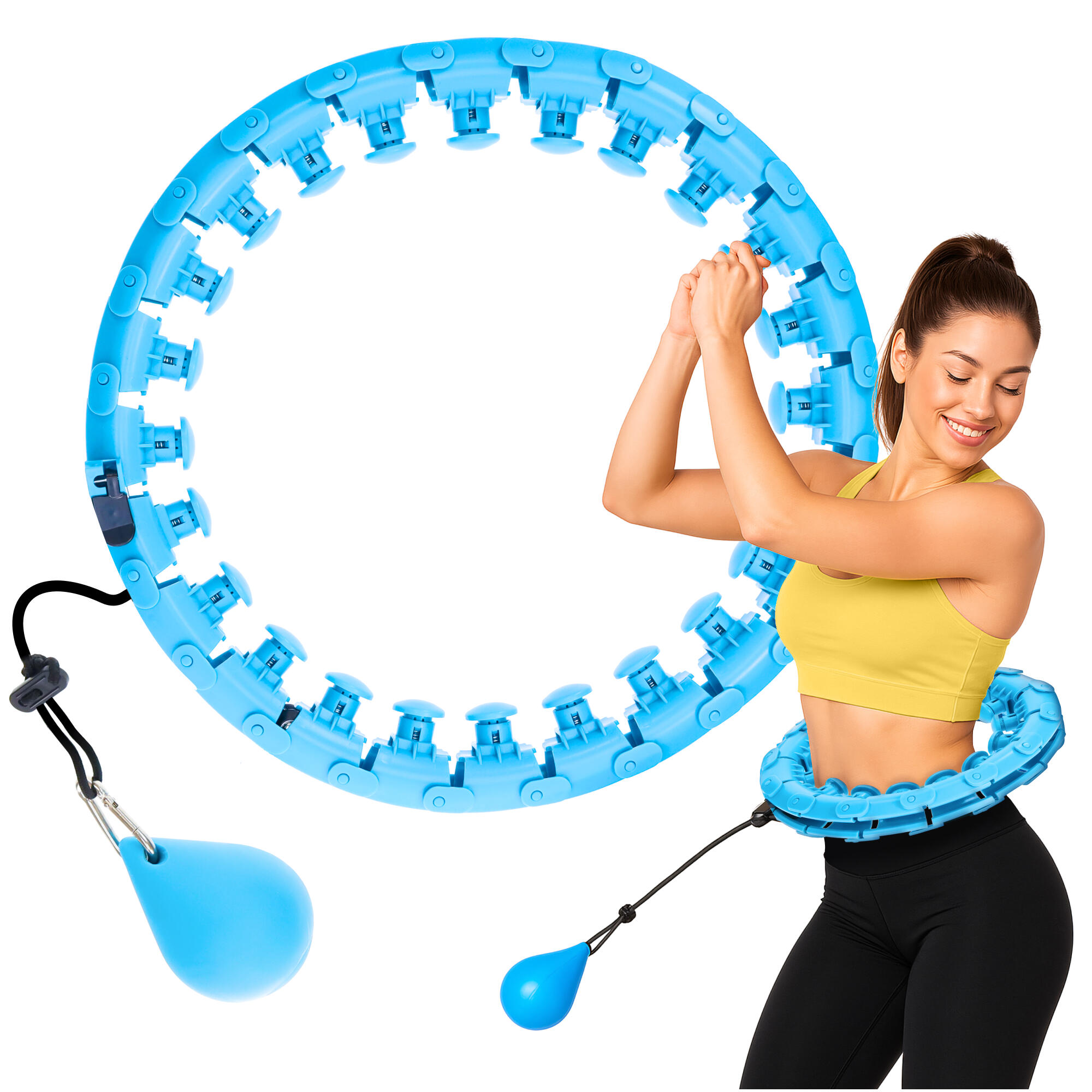 Hula Hop z obciążeniem i masażem 4FIZJO