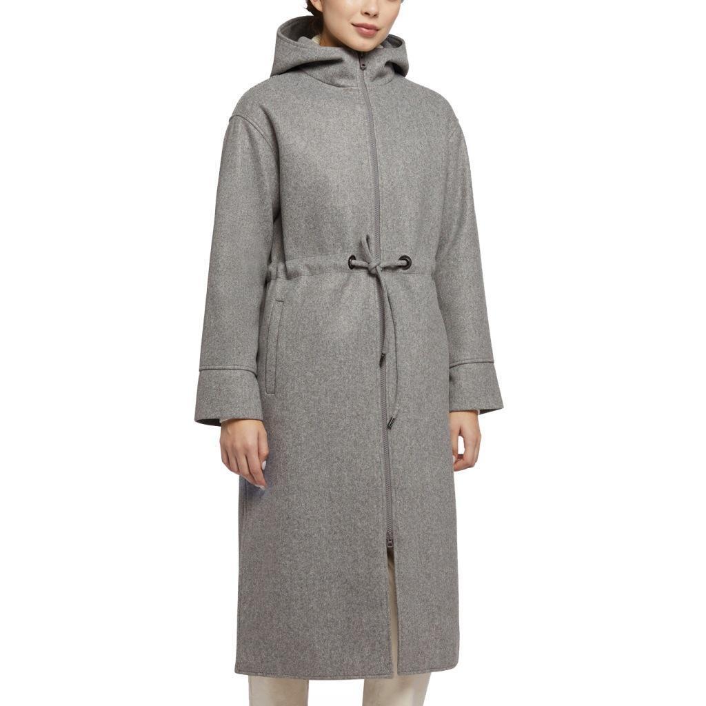 Kurtka GEOX W DORALEA LONG COAT Szary