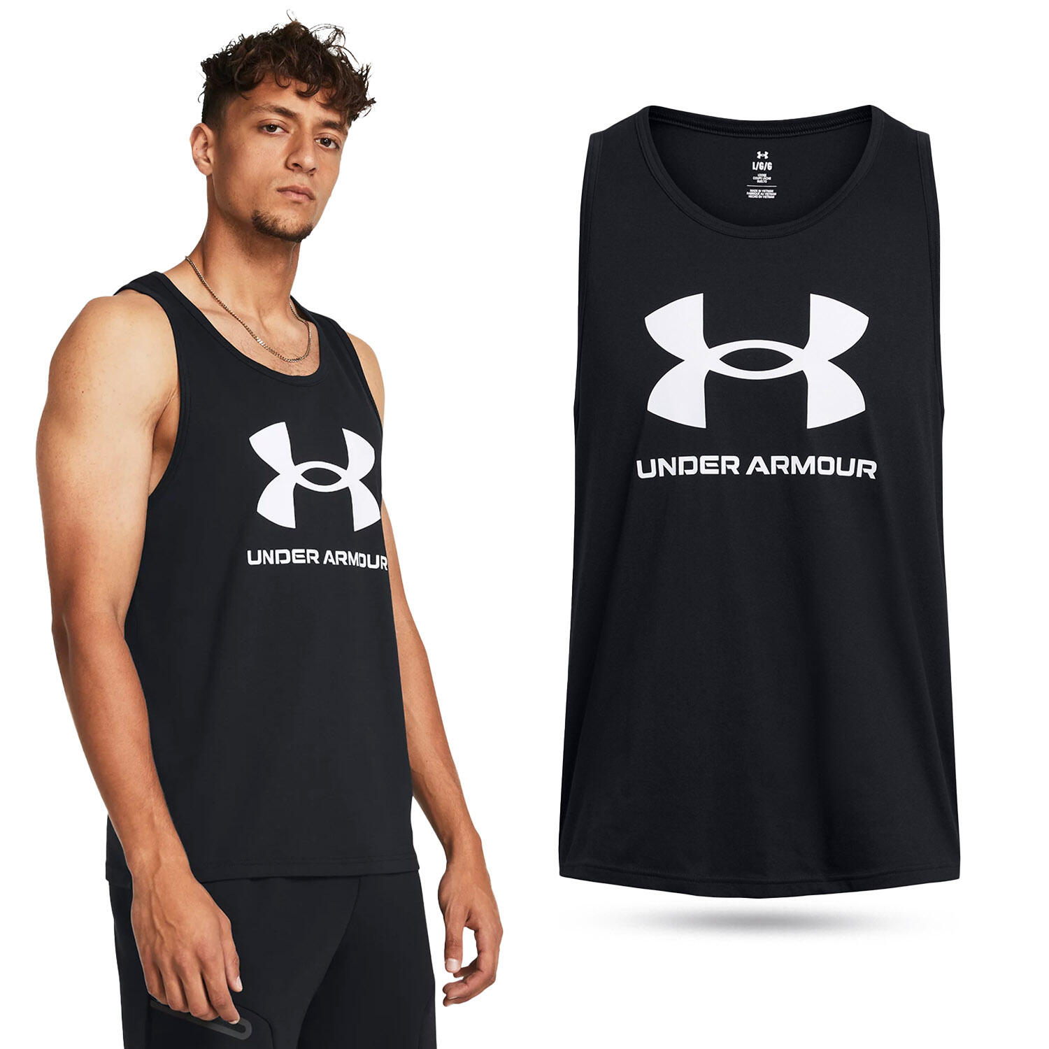 Koszulka męska tank top UNDER ARMOUR 1382883 bez rękawów