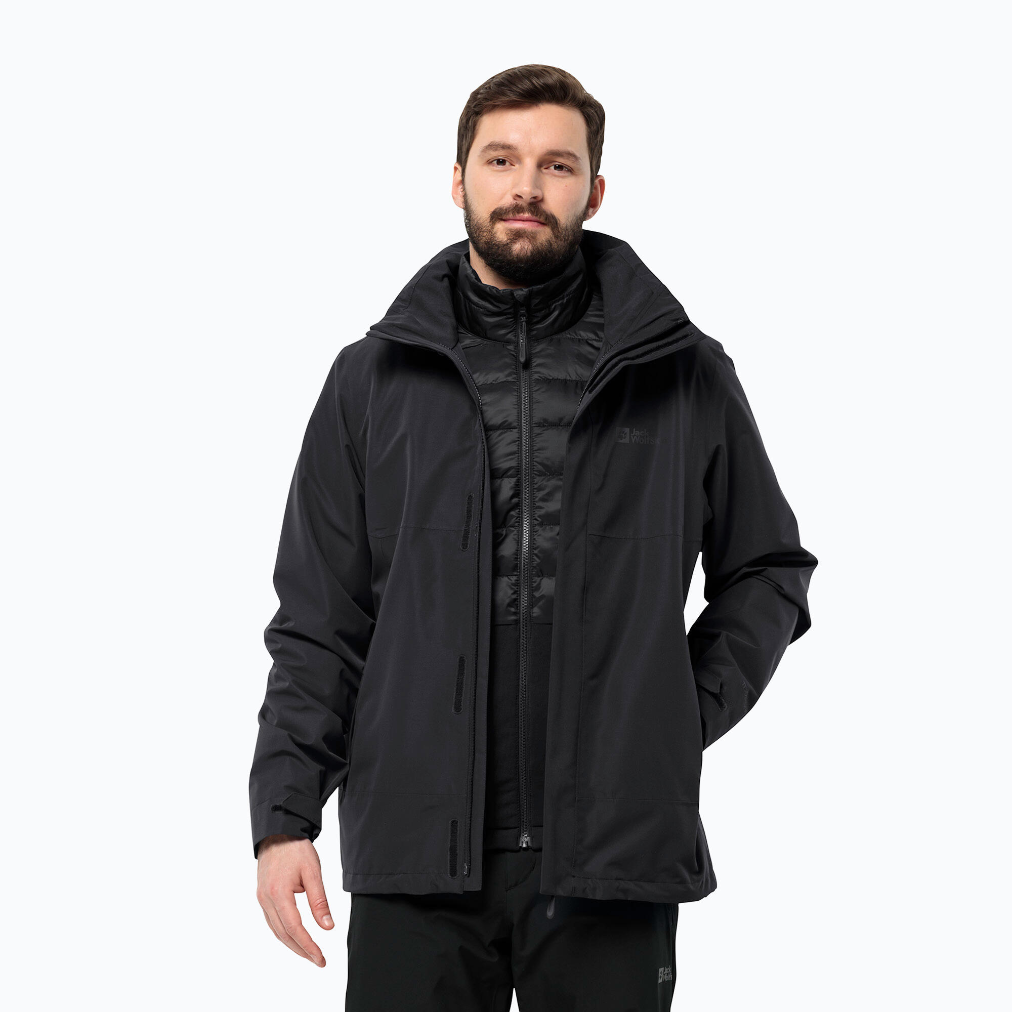 Kurtka 3w1 męska Jack Wolfskin Feldberg Luntal 3in1