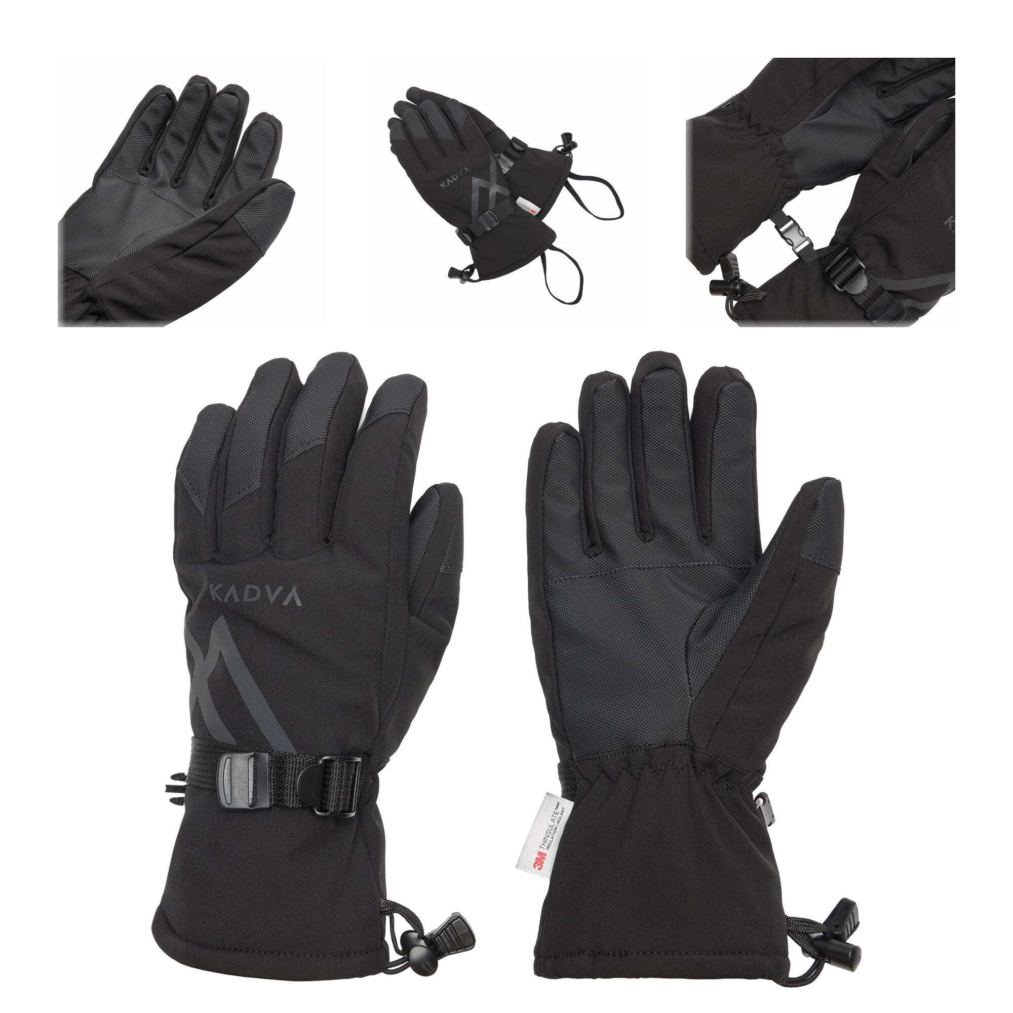 Rękawice narciarskie damskie KADVA Mountain Flow 3M Thinsulate