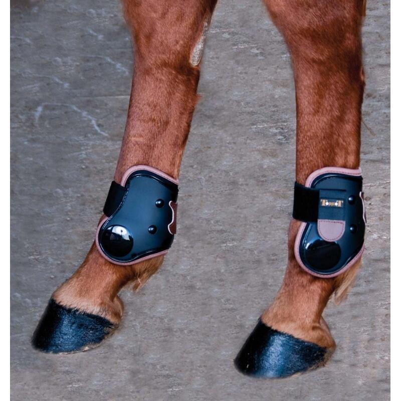 Ochraniacze na pęciny dla koni z łuską i skórą T de T