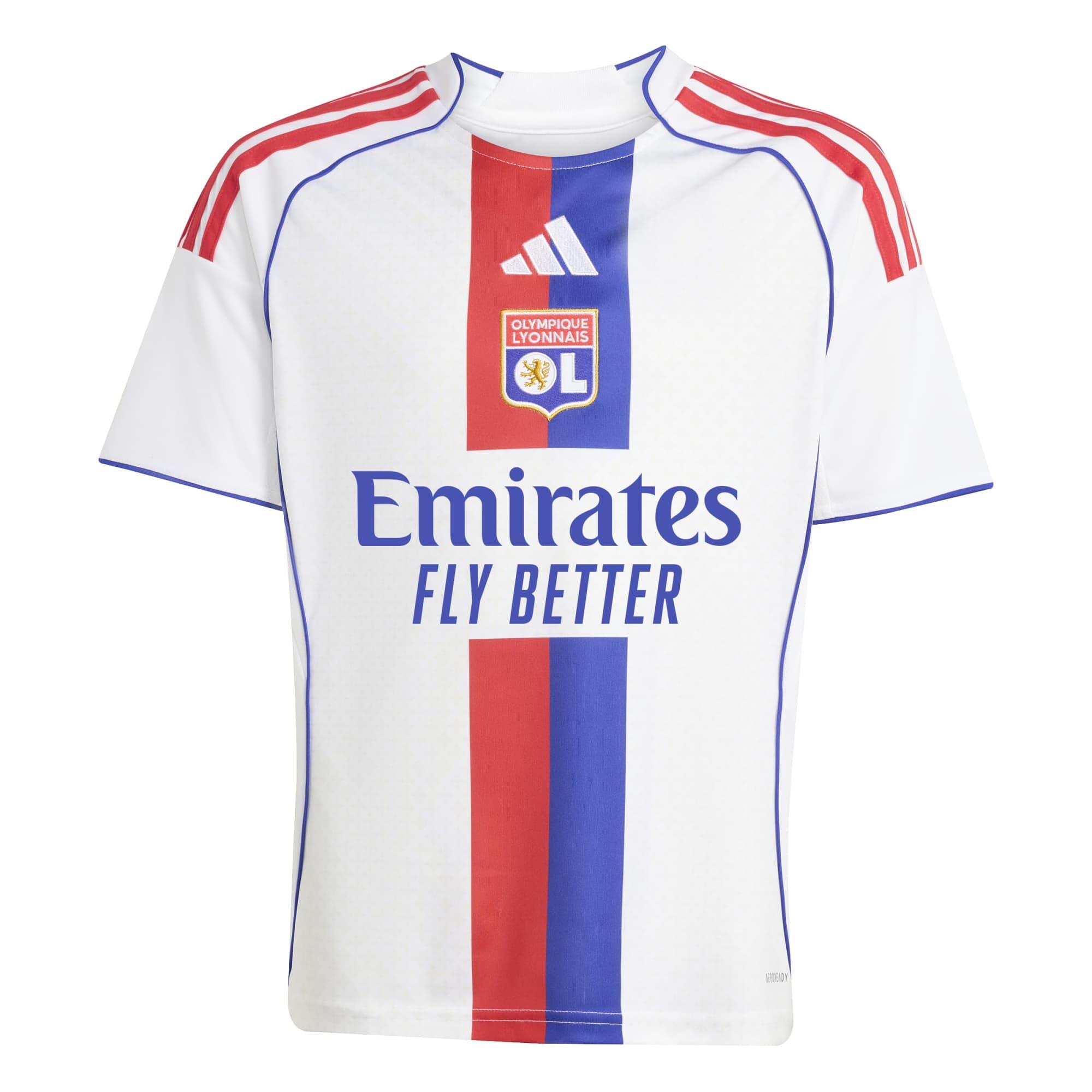 Oficjalna koszulka piłkarska dla dzieci ADIDAS Olympique Lyonnais 25/26 domowa