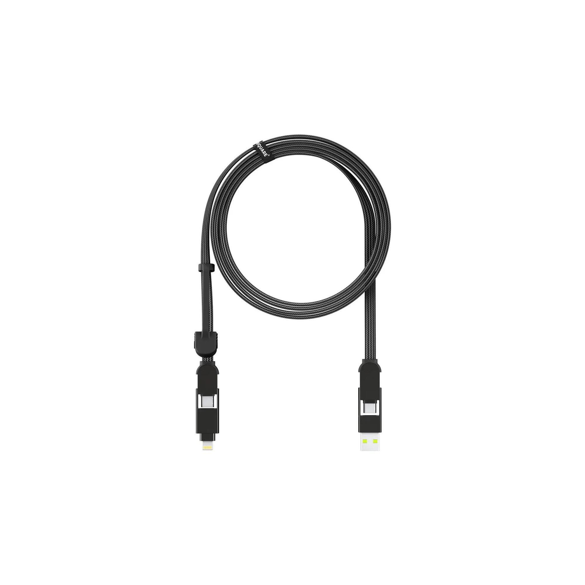 Uniwersalny kabel do ładowania inCharge XL 2m iPhone, Samsung - USB, USB-C,