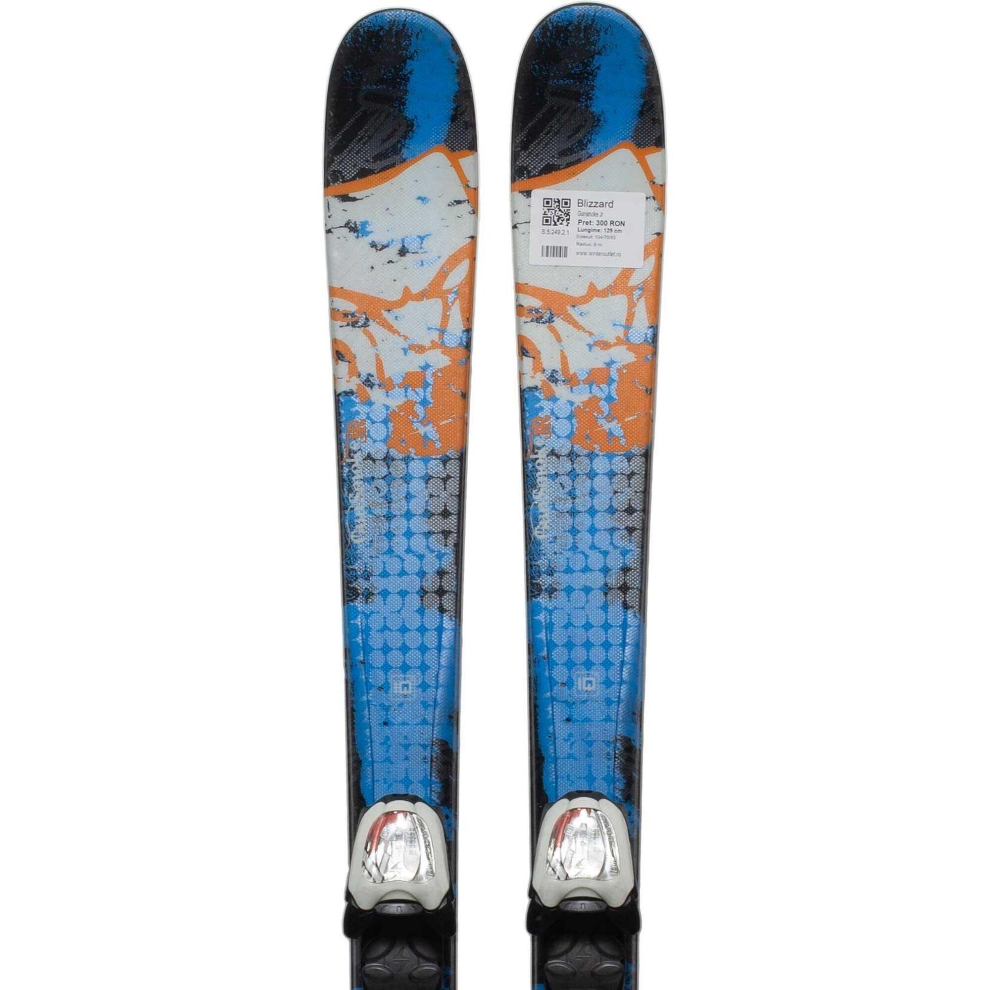 Second Life- Narty BLIZZARD Gunsmoke Jr, 129 cm- Stan bardzo dobry