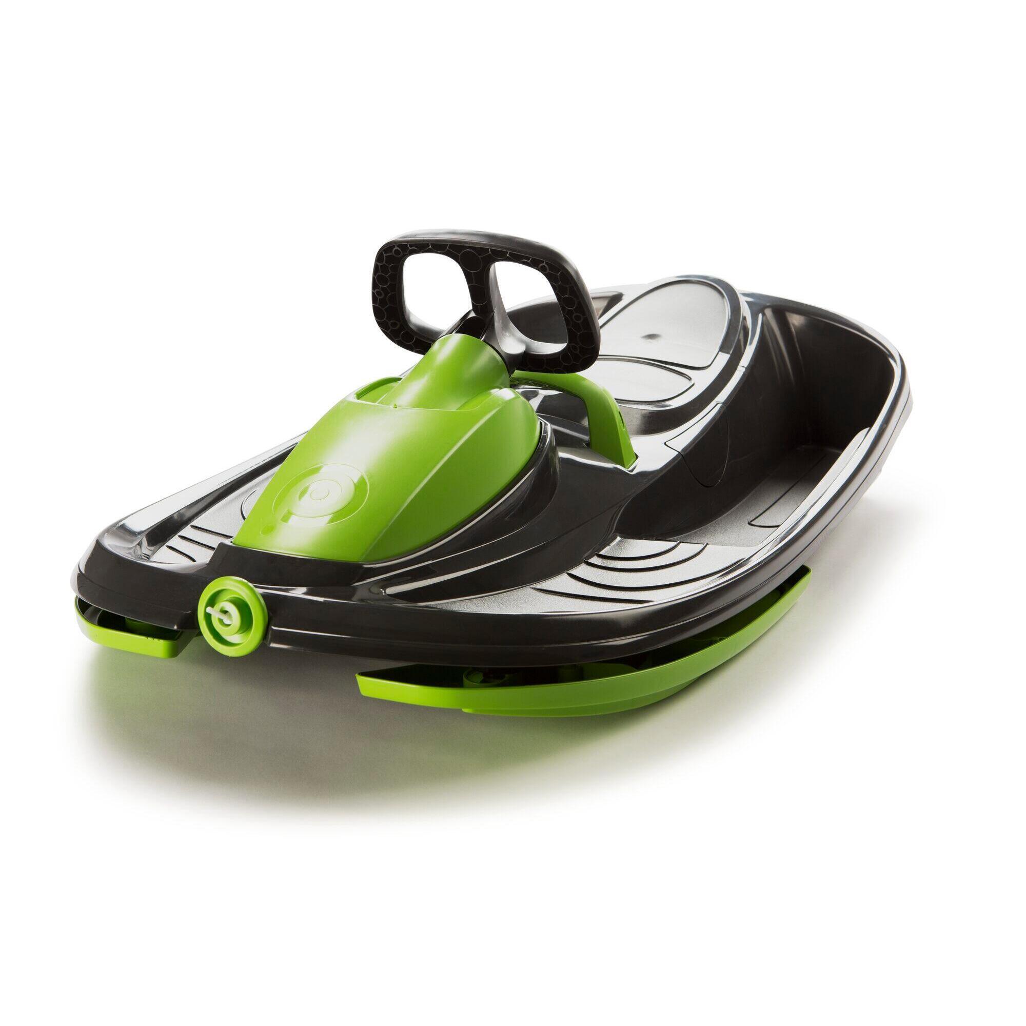 Sanki z kołem zamachowym dla dzieci i dorosłych