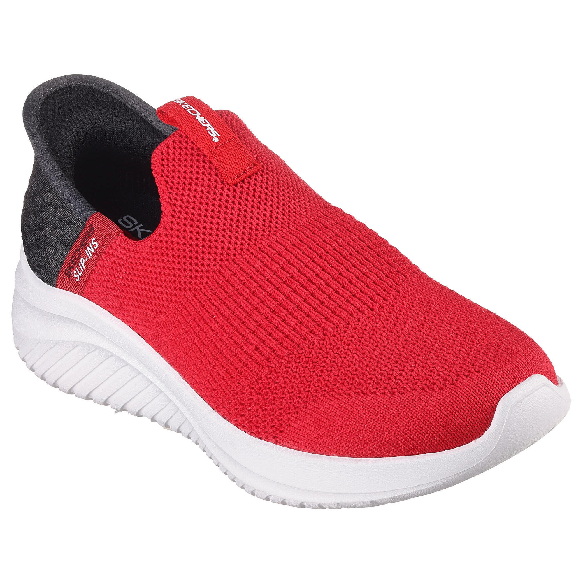 Buty Dziecko Skechers Slipins Ultra Flex 30 Smooth Step czerwony