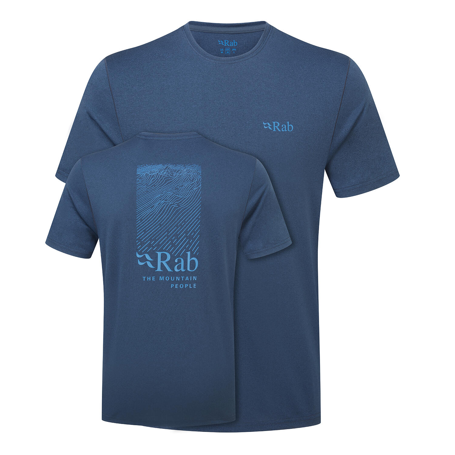 Koszulka z krótkim rękawem męska Rab Mantle Ridge Tee