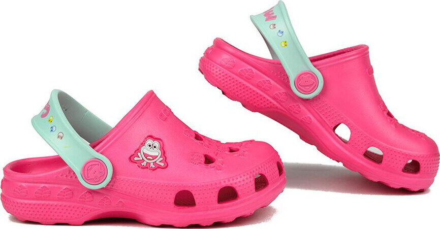 Klapki basenowe chłopięce Coqui Little Frog