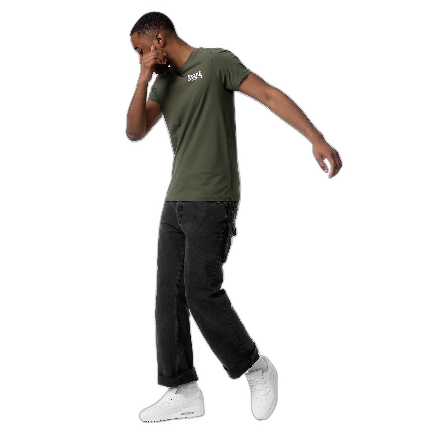 T-shirt o wąskim kroju Lonsdale Elmdon