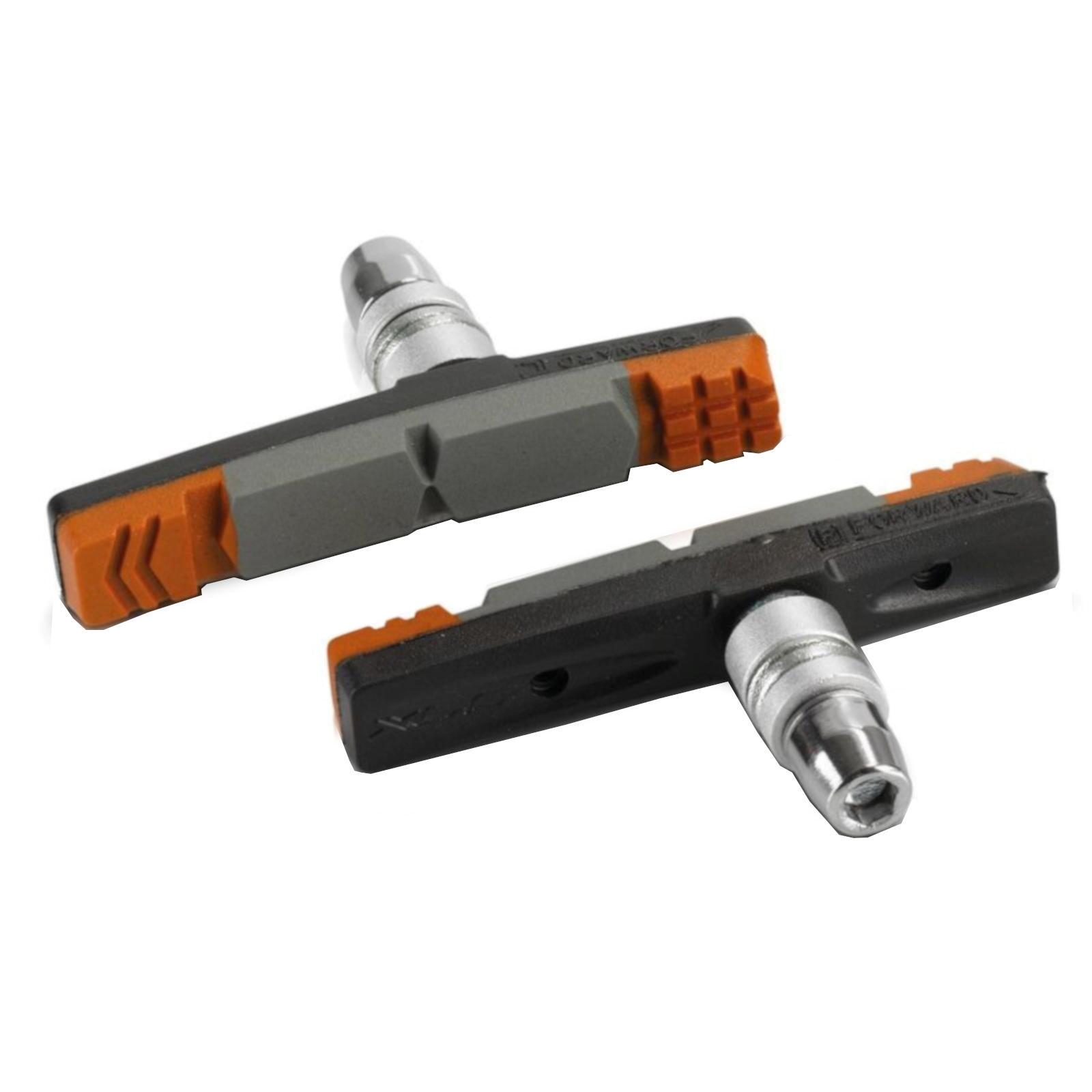 Szczęka Hamulcowa Bs-V09 V-Brake 70Mm Czarny/Szary/Pomarańczowy Zestaw 4 Szt.