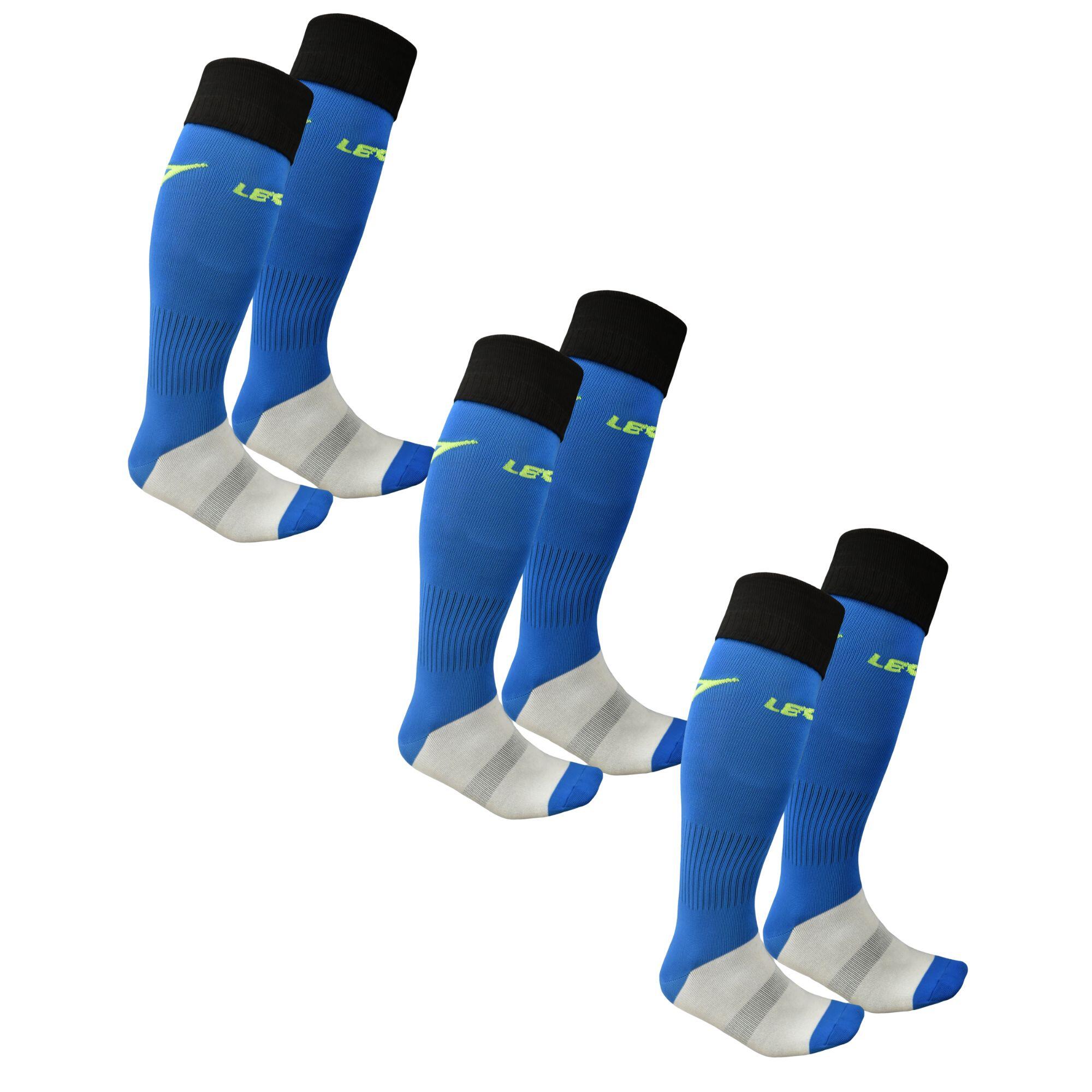 Skarpety piłkarskie C164 niebieskie 3 pary