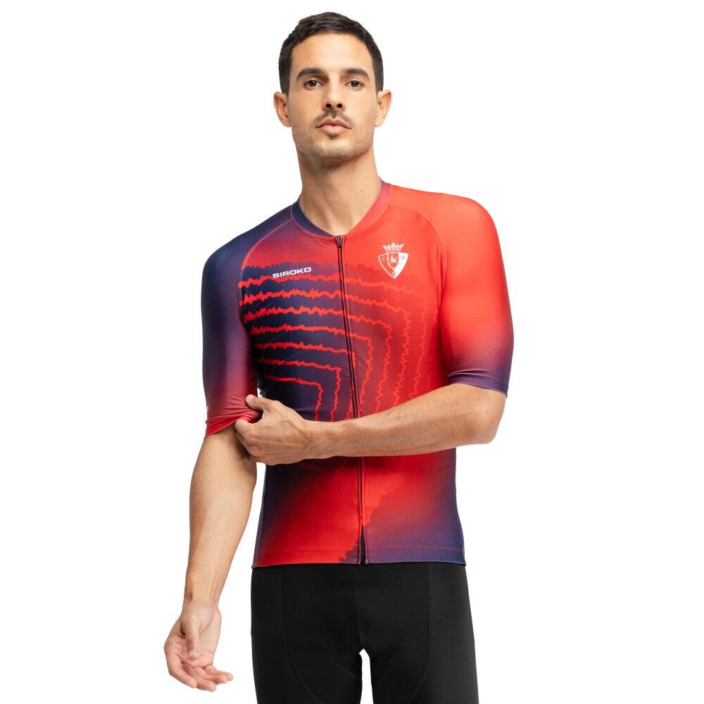 Męska koszulka rowerowa z krótkim rękawem Club Atlético Osasuna x Siroko Sir