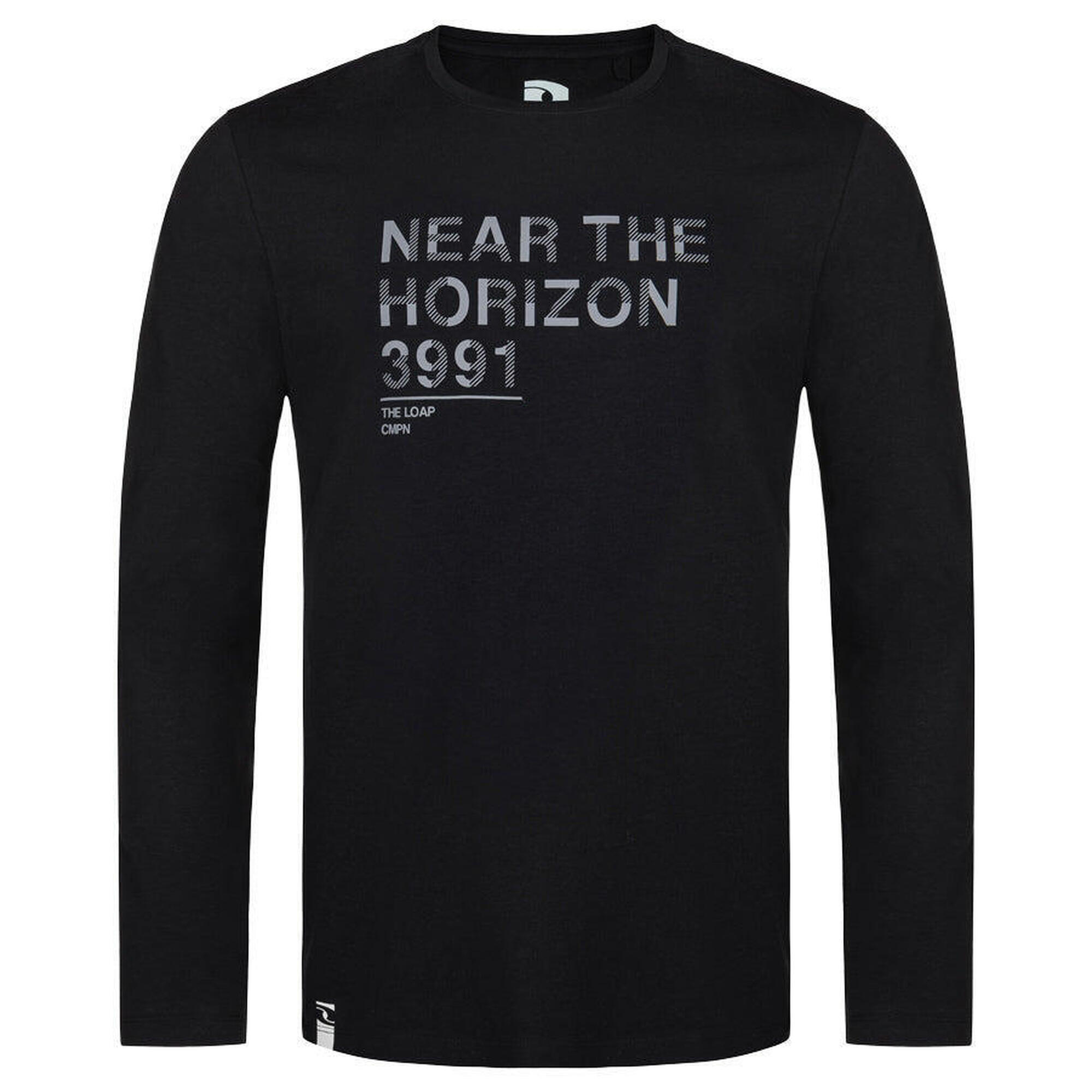 Glemo Alfons Męska Koszulka z Długim Rękawem Czarna 2XL