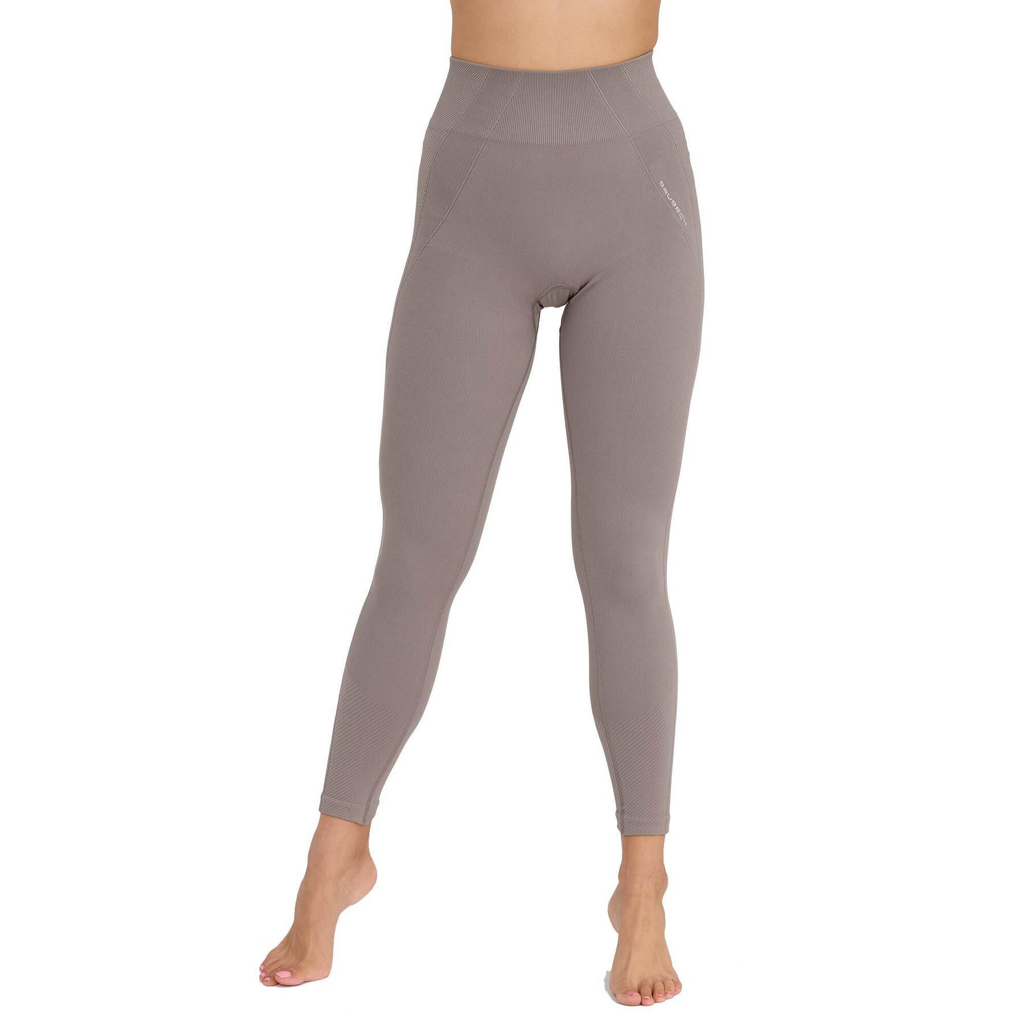 Legginsy damskie z wysokim stanem Brubeck CASUAL