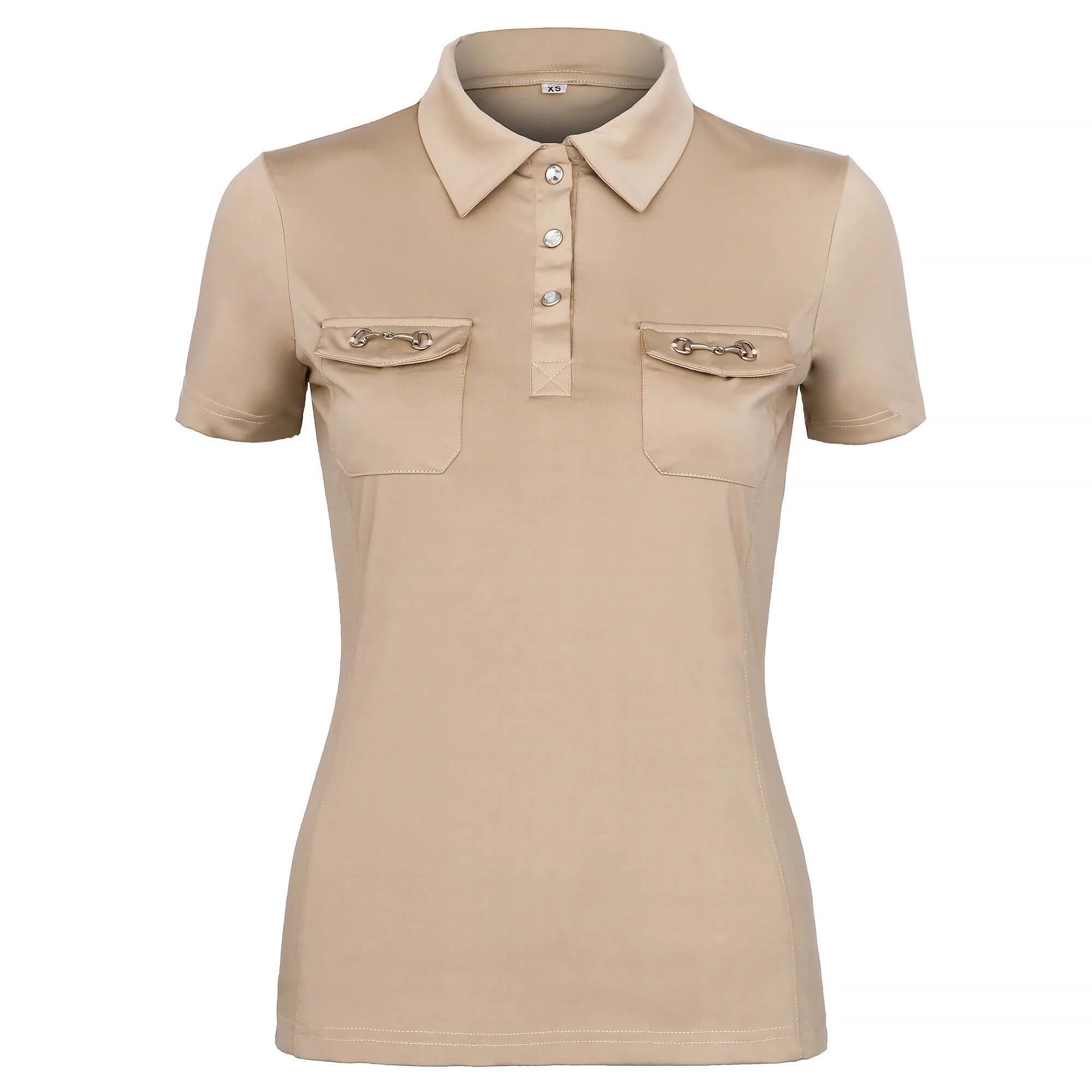 Koszulka polo jeździecka damska EQUESTRIAN QUEEN Khloe 25SS