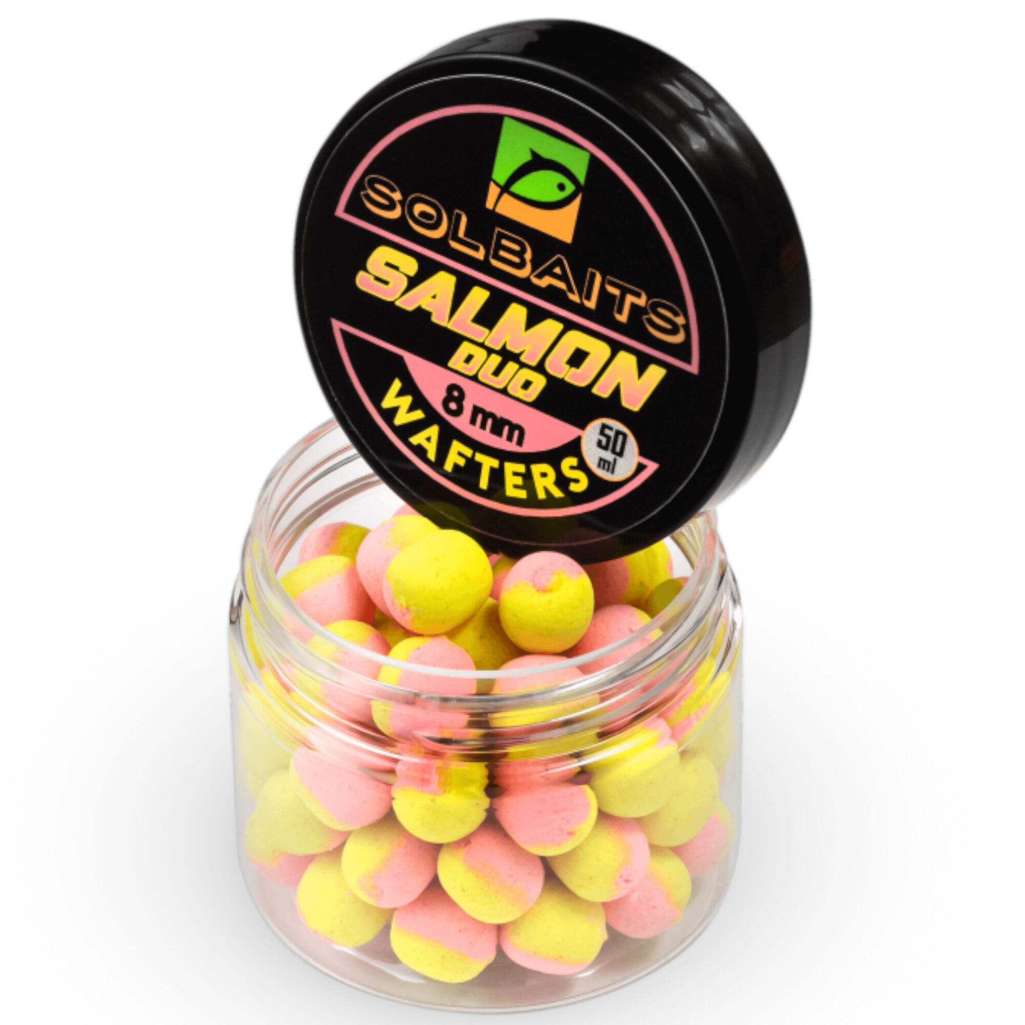 Przynęta Wafters Solbaits Salmon Duo Yellow - Washout Pink 8Mm 50Ml