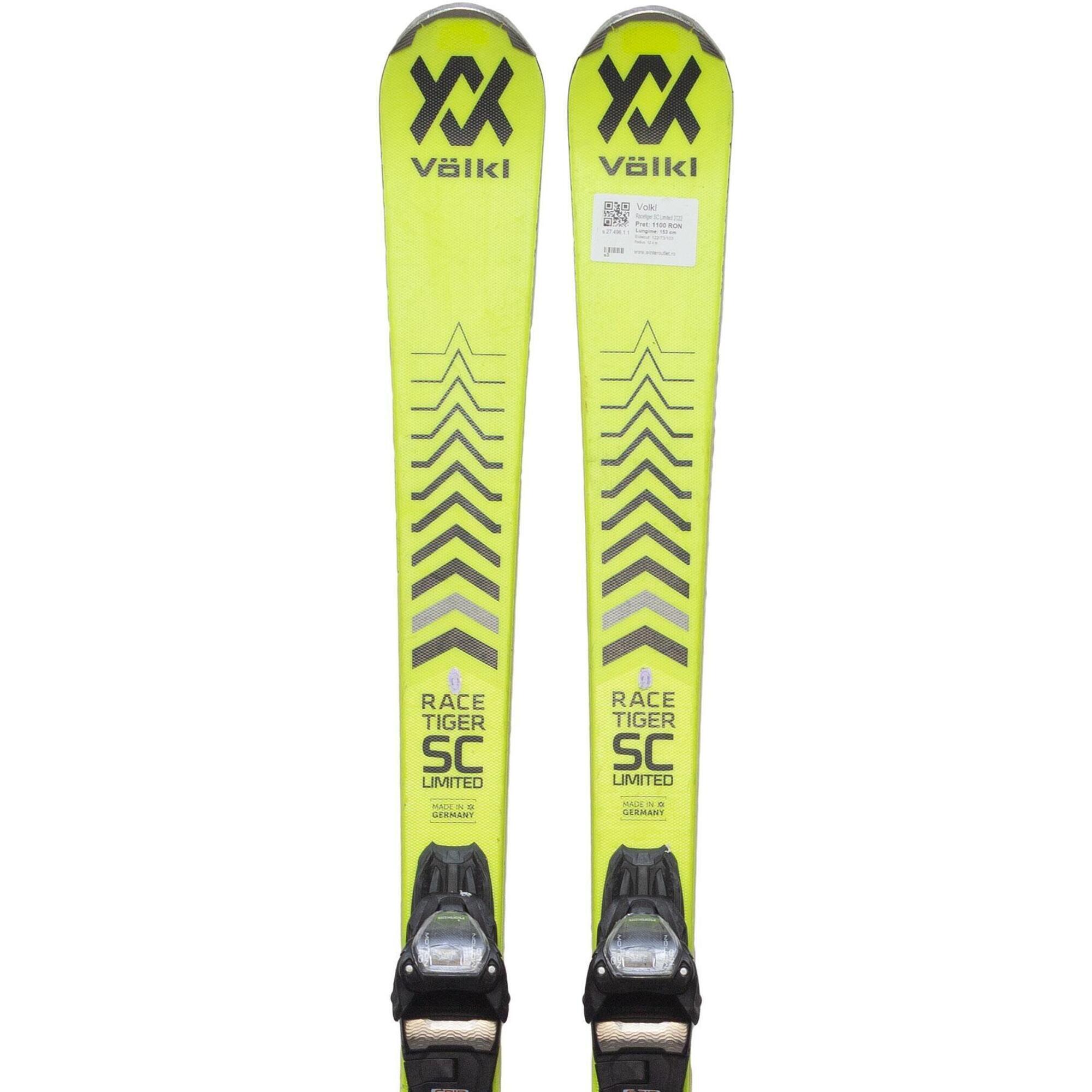 Second Life- Narty VOLKL Racetiger SC Limited 2022, 158 cm- Stan bardzo dobry