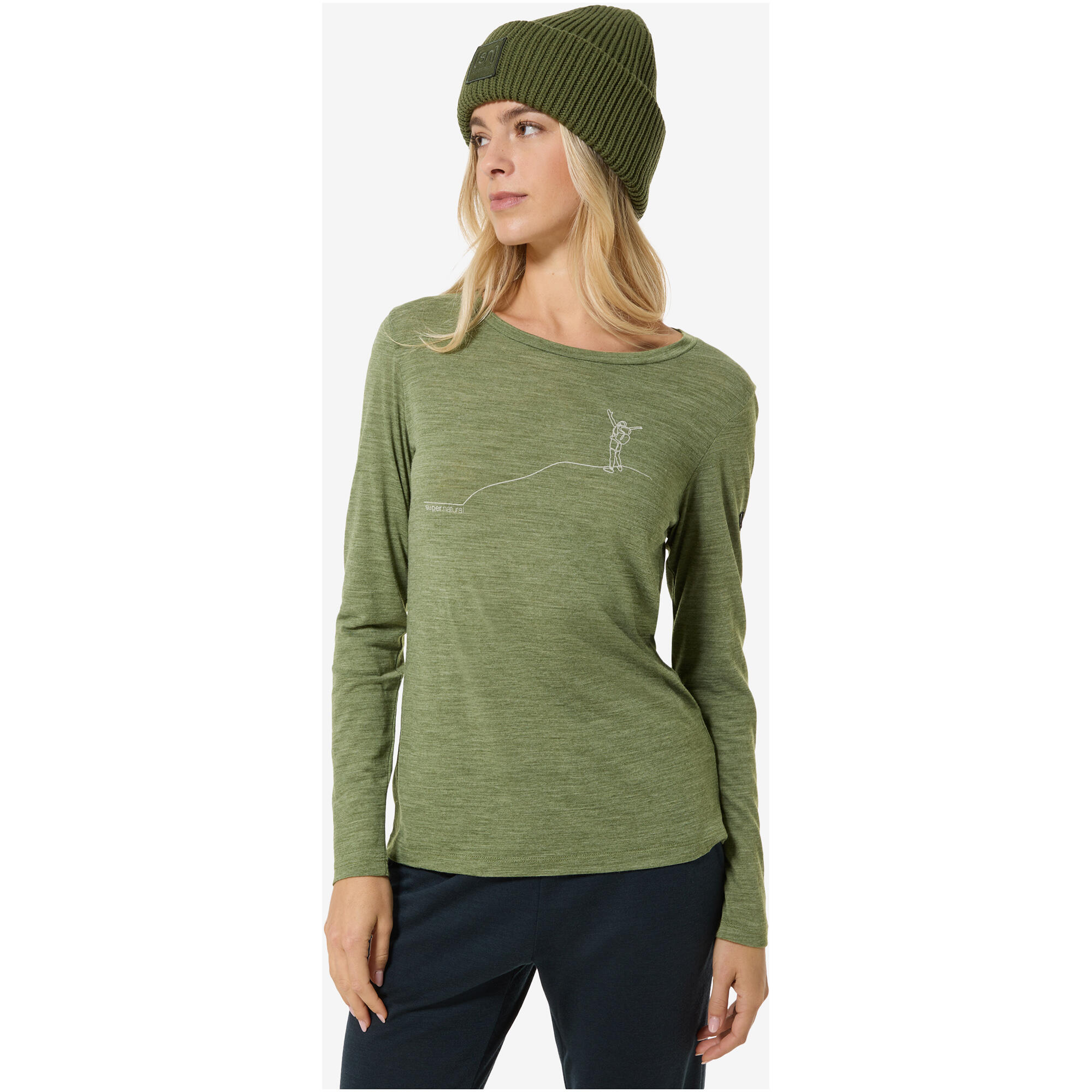 Longsleeve SUPER.NATURAL W BERGGLÜCK LS