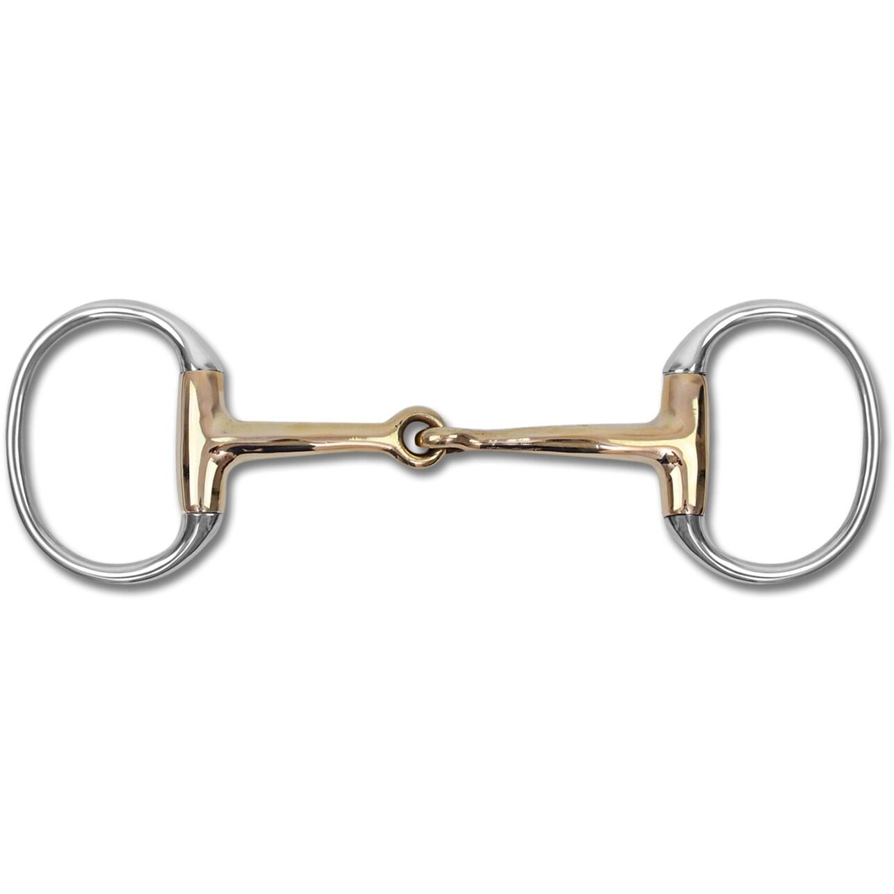 Wędzidło oliwkowe miedziane podwójniełamane Waldhausen