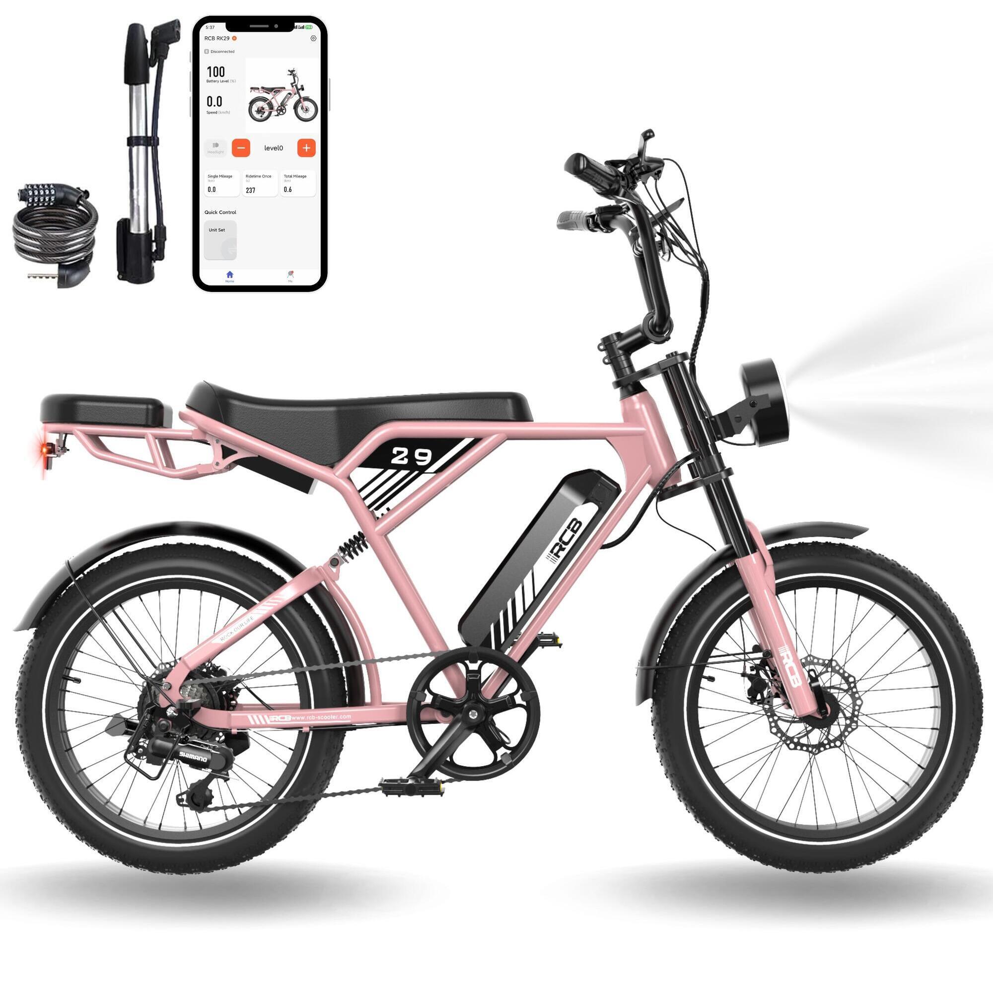 Rower elektryczny z pełnym zawieszeniem 20" RCB-RK29