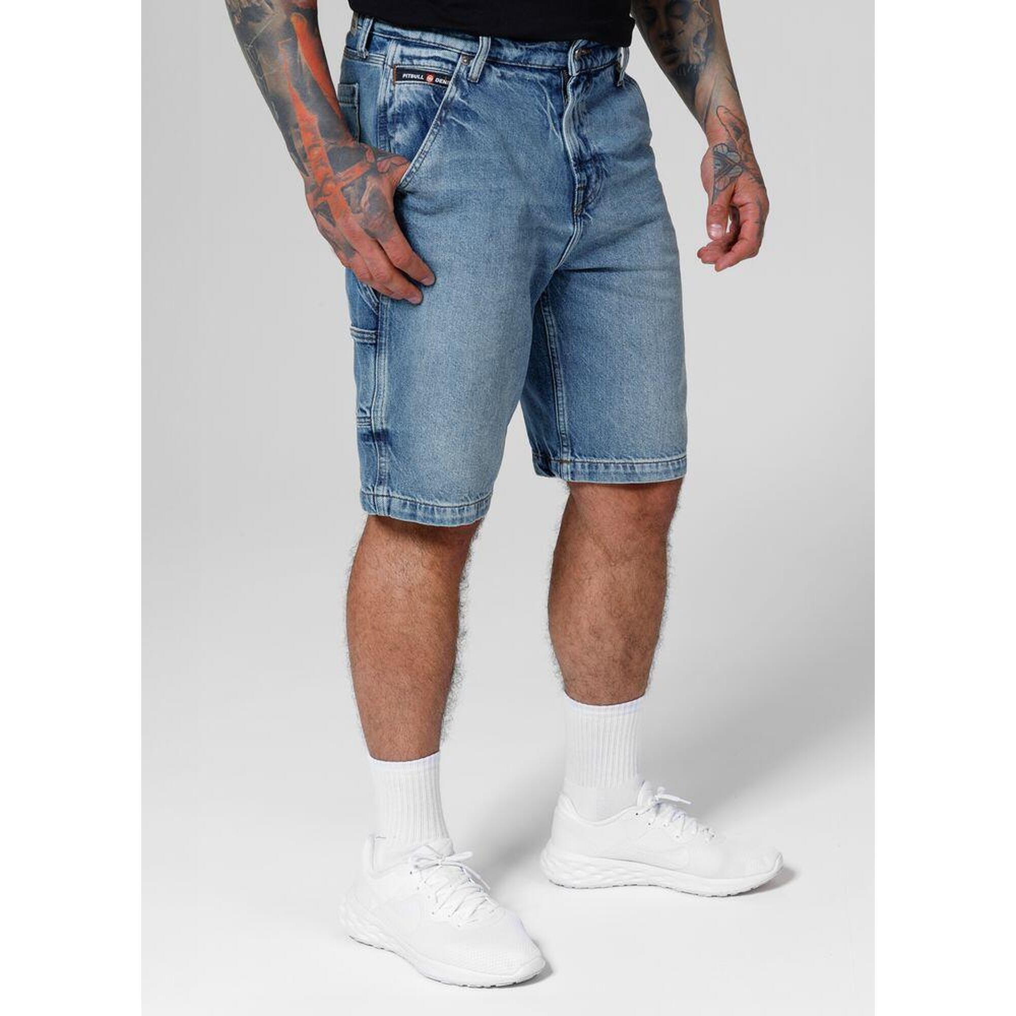 Szorty męskie Pitbull Jeansowe Blue Denim Carpenter