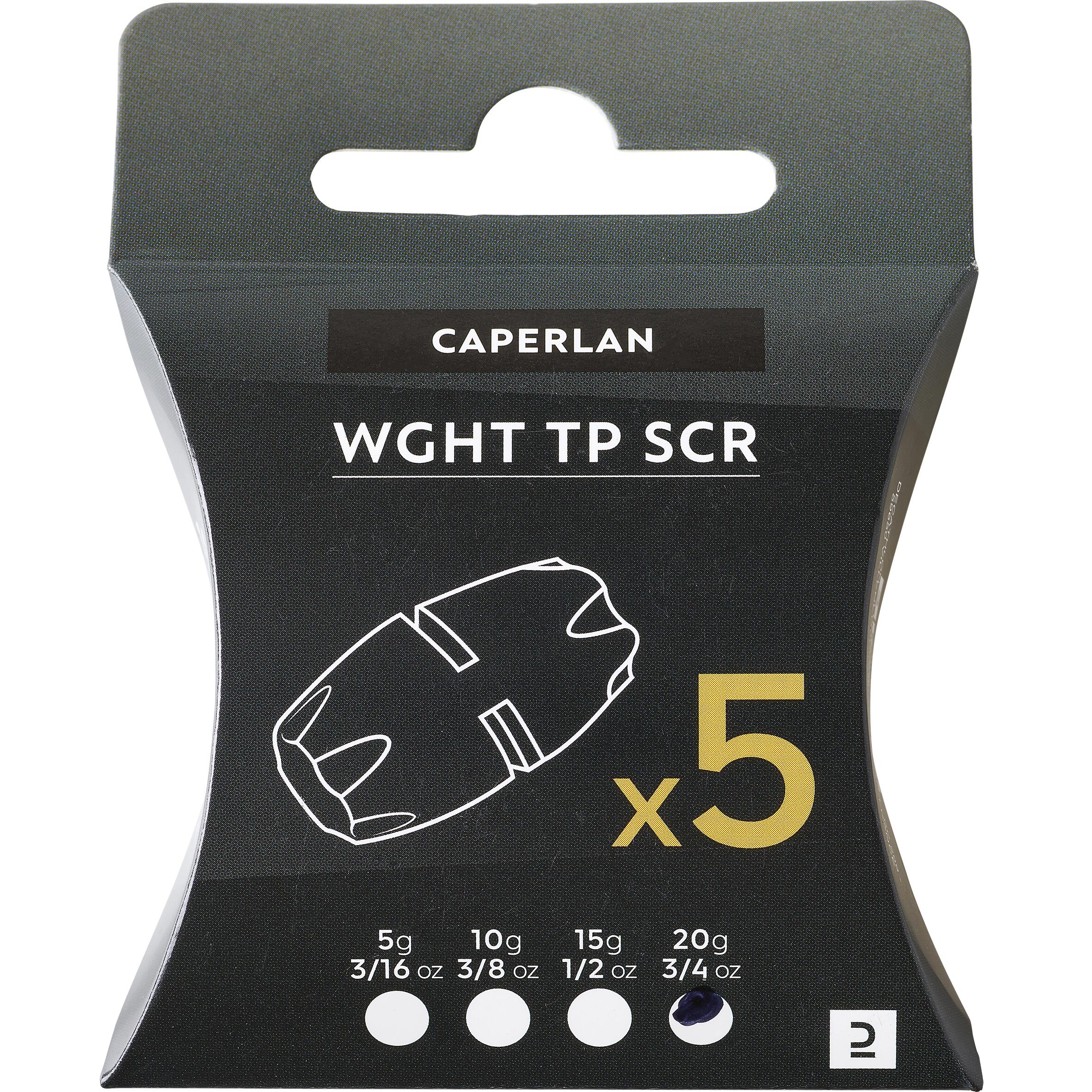 Ciężarki Caperlan do systemu SCR i SCR XXL 20 g x5