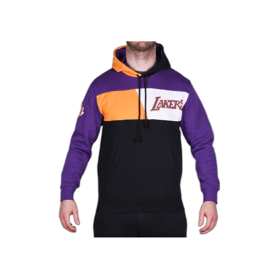 Bluza polar z kapturem Los Angeles Lakers NBA Color Blocked