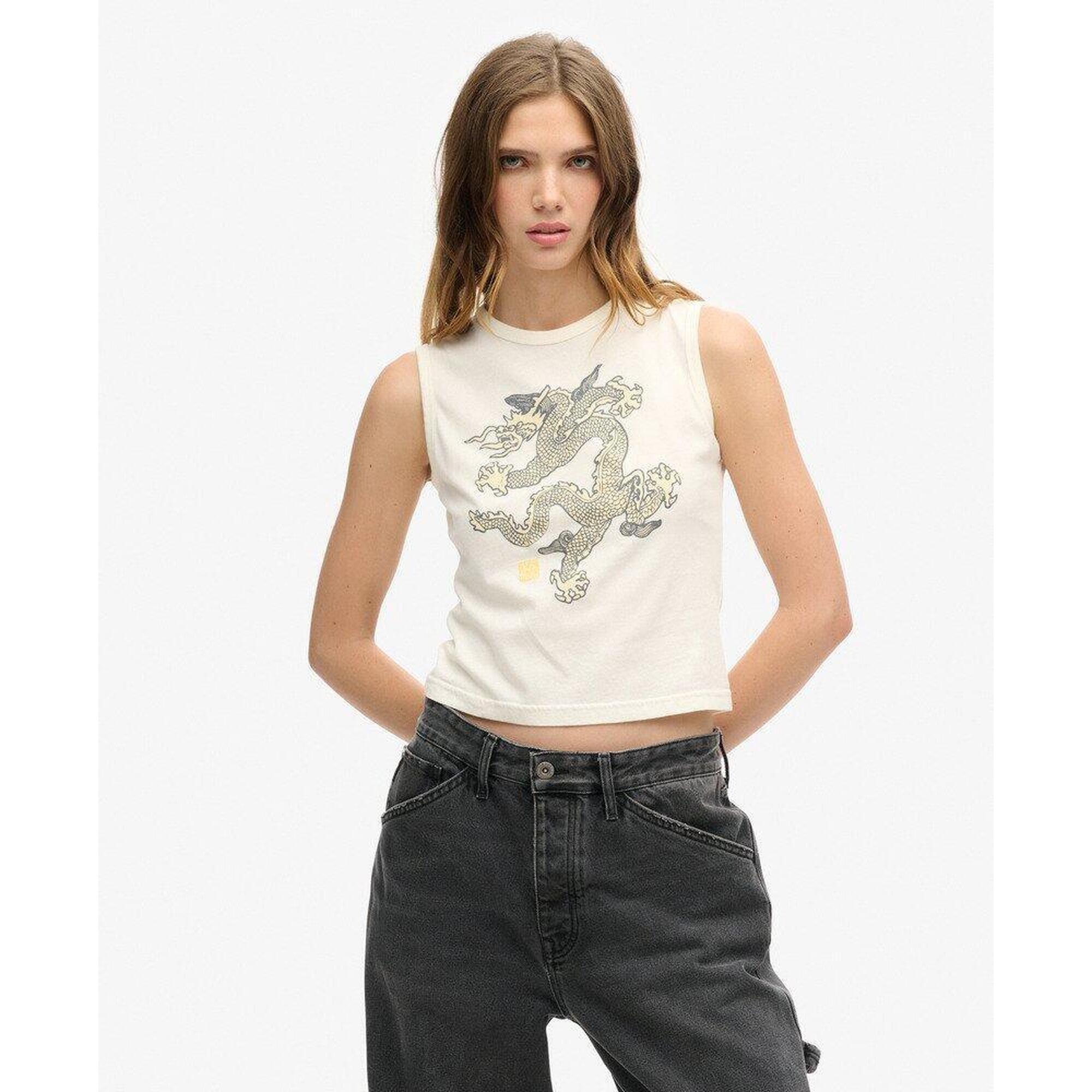 Koszulka bez rękawów vintage Superdry x Komodo